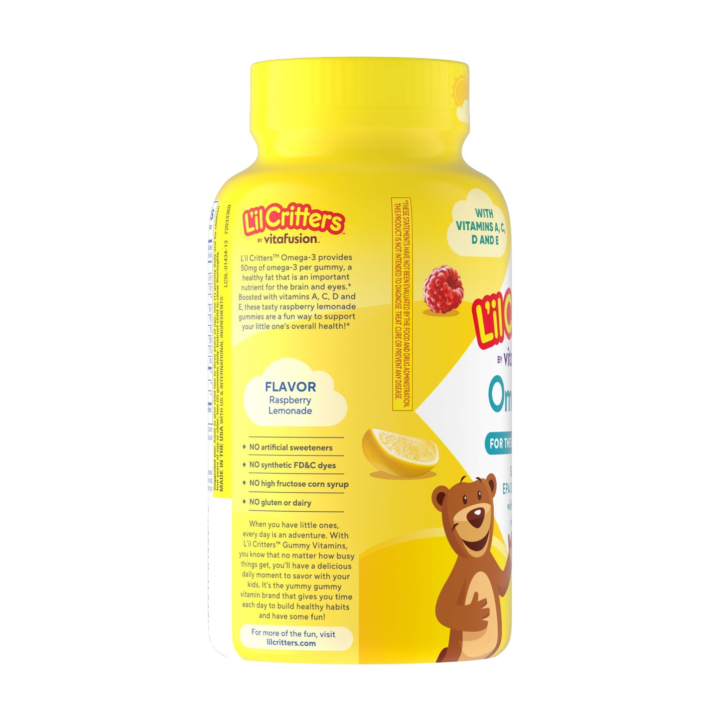 Lil Critters Kids Omega-3 Gummies 120 Gummies