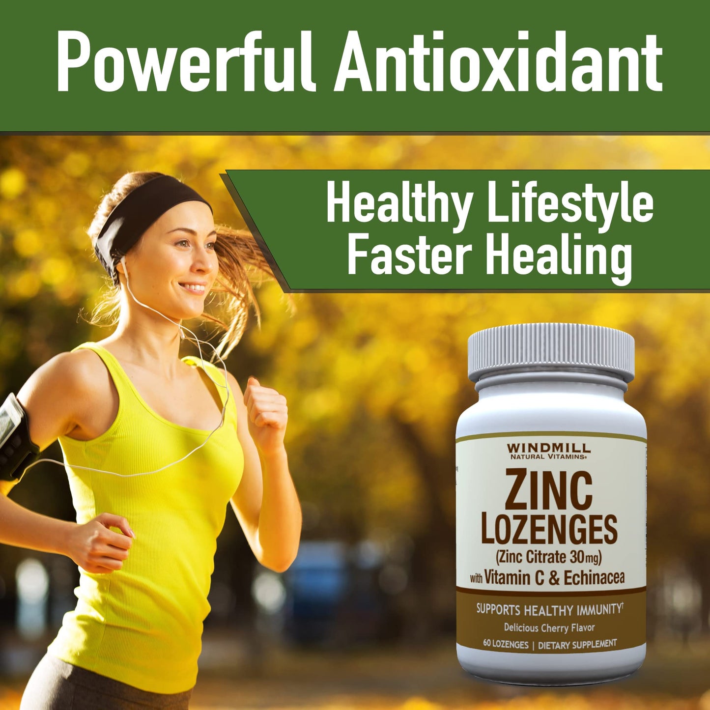 Windmill Zinc Lozenges Lozenges, 60 Count