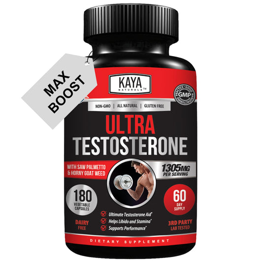 Kaya Naturals UltraTest Men's T Booster Capsules 180 Count