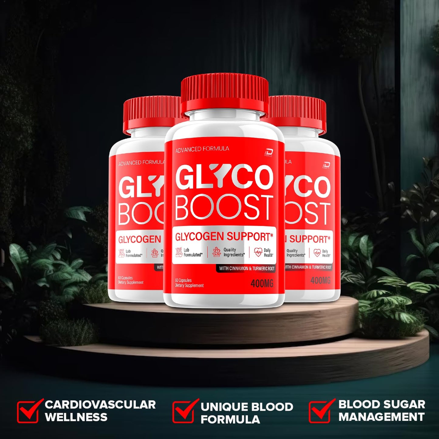 Indelo Glyco Boost Capsules, 60 Count