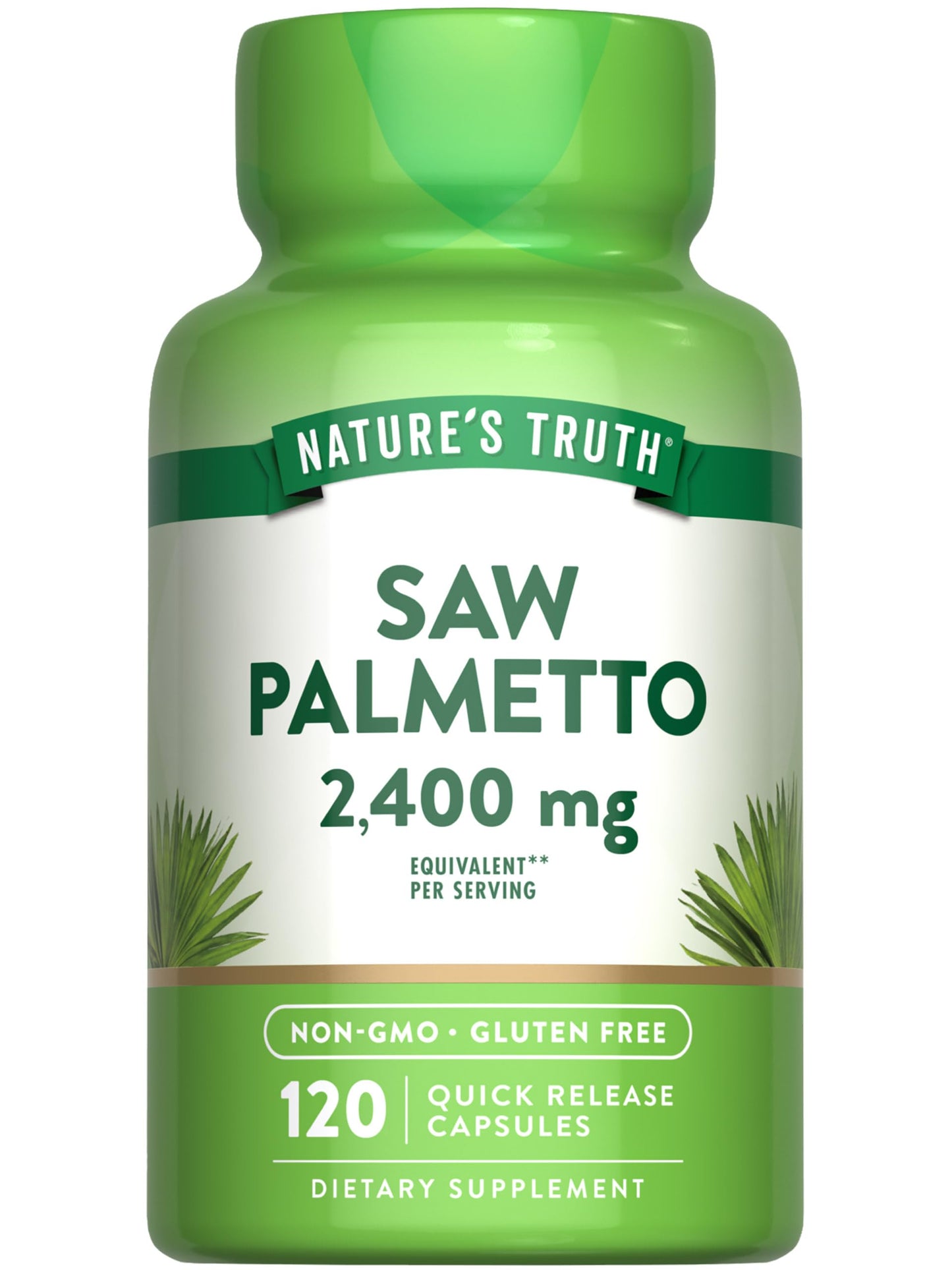 Nature's Truth Saw Palmetto Extract Capsule 120 Count