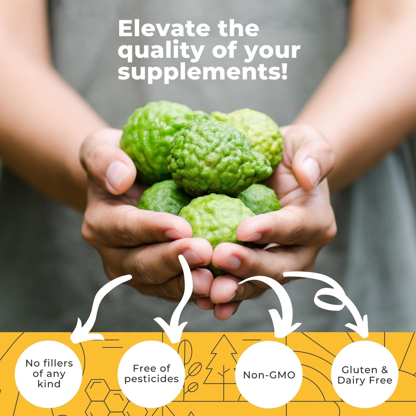 Eleva Nutrition Citrus Bergamot Extract 1000mg Capsules 180 Count