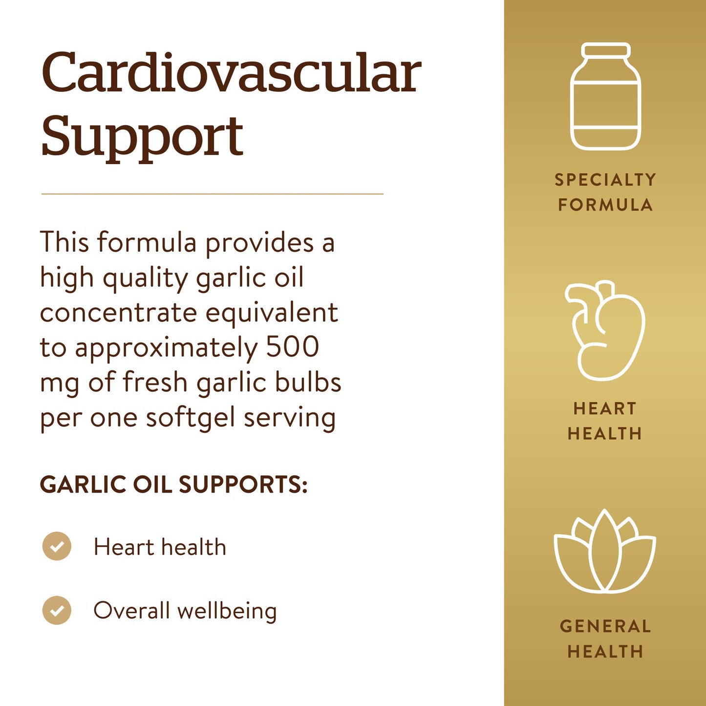 Solgar Garlic Oil Perles Softgels 250