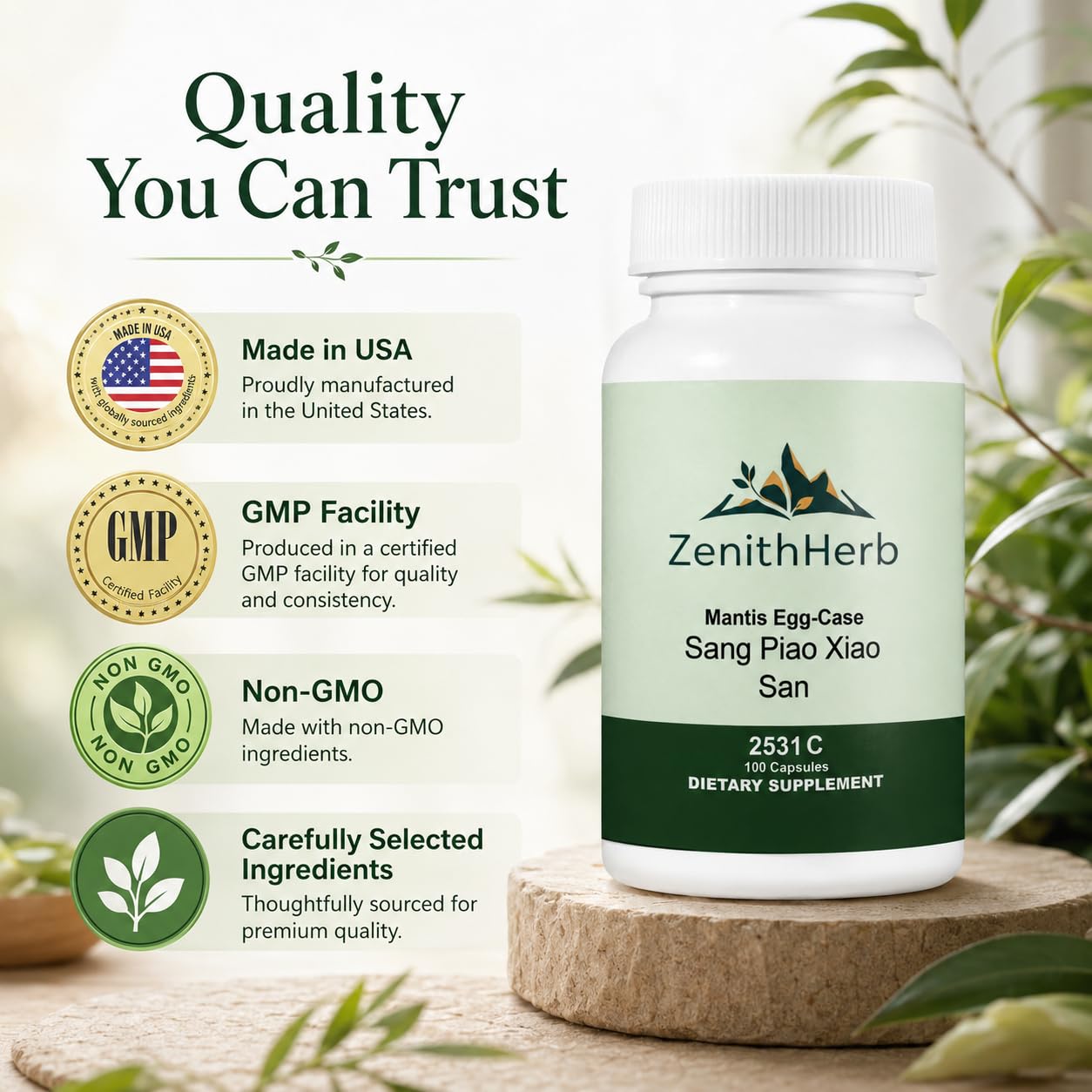 ZenithHerb Sang Piao Xiao San Capsules, 200 Capsules