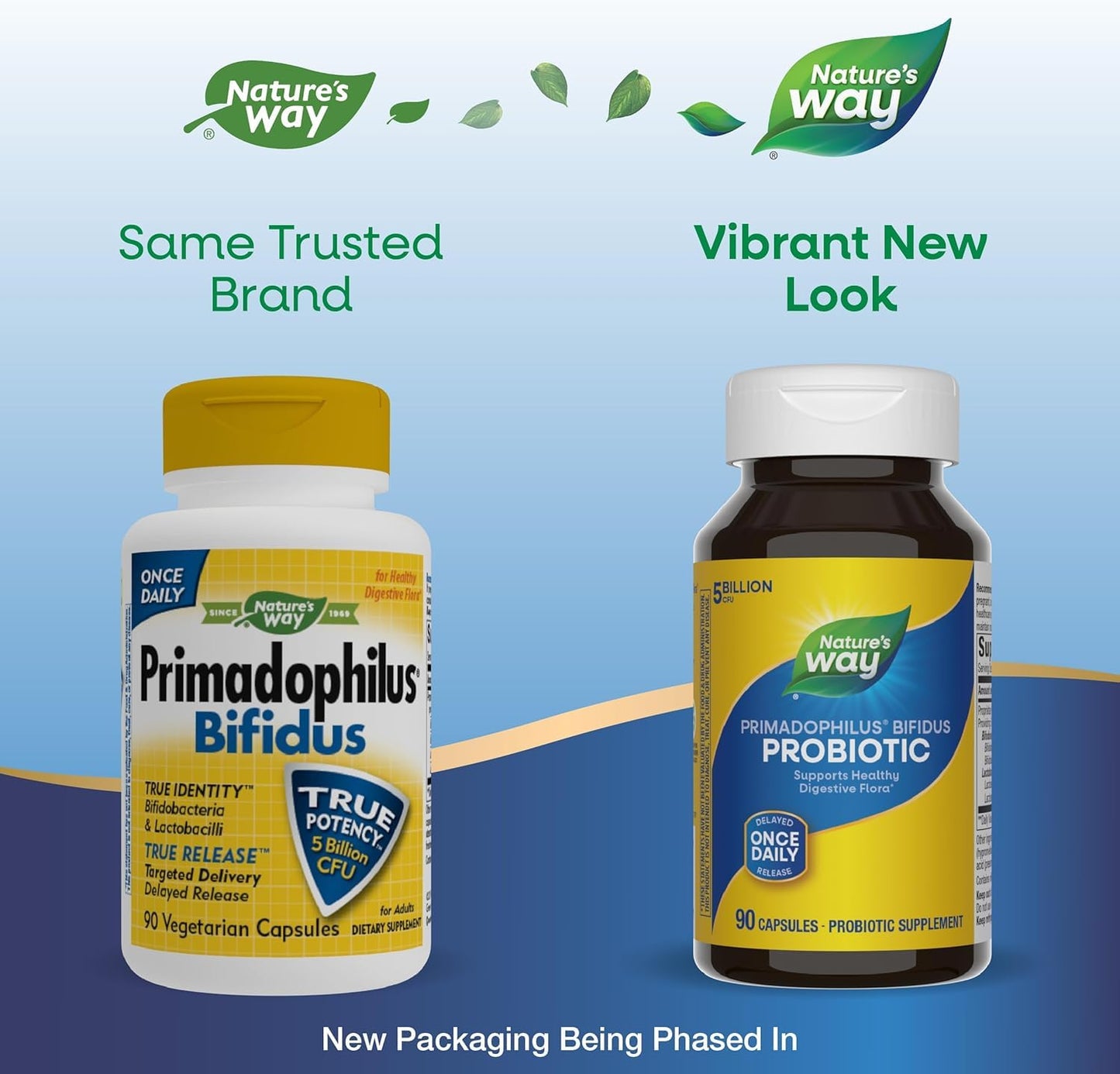 Nature's Way Primadophilus Bifidus Probiotic Capsule, 90 Capsules