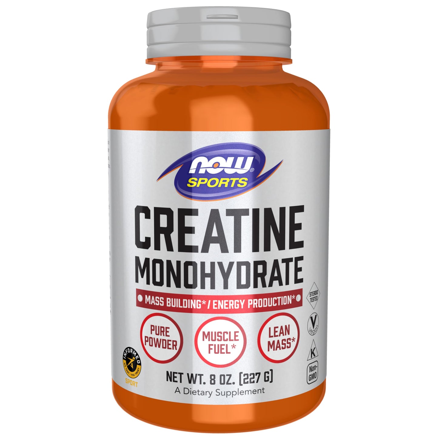 NOW Foods Creatine Monohydrate Powder, 8 oz