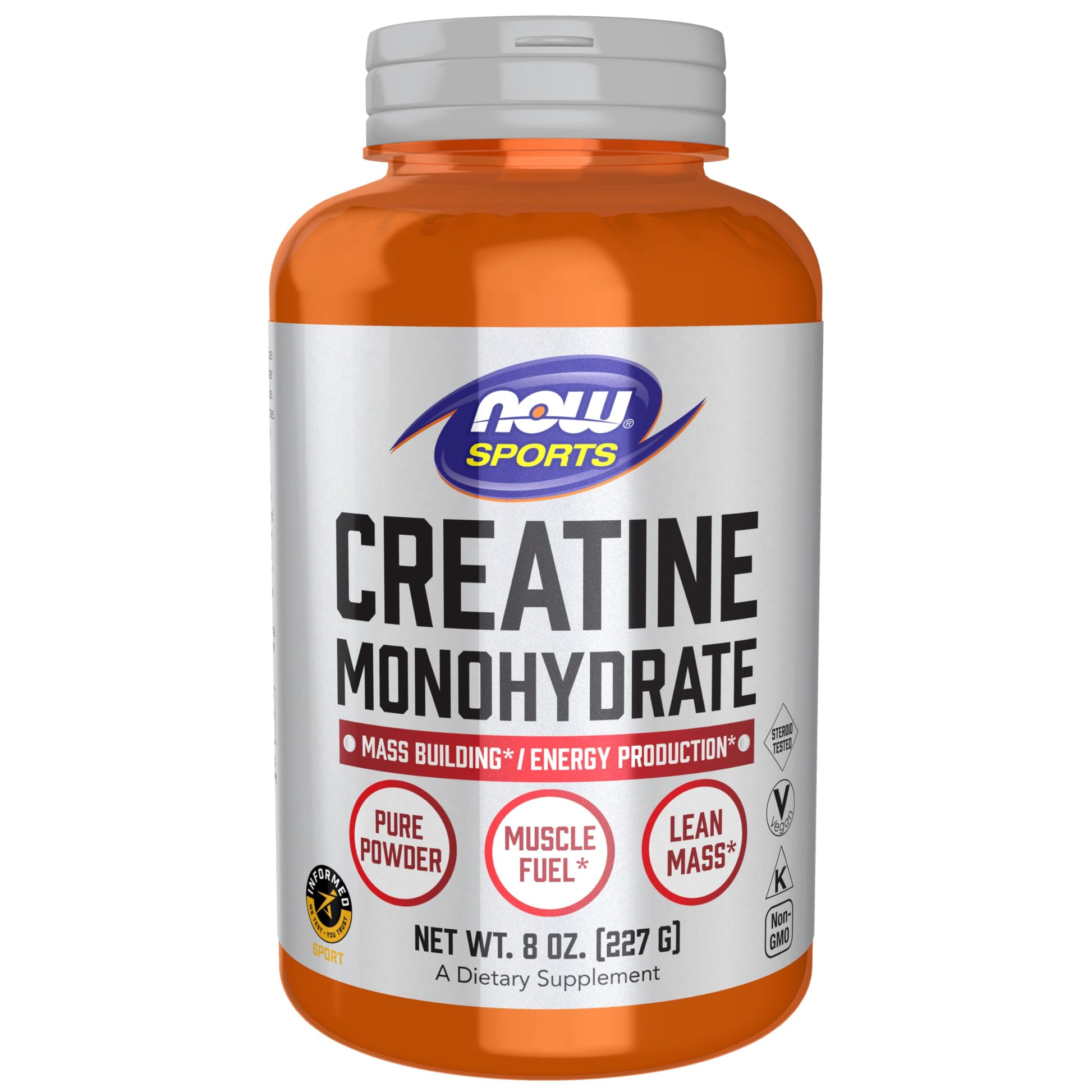 NOW Foods Creatine Monohydrate Powder, 8 oz