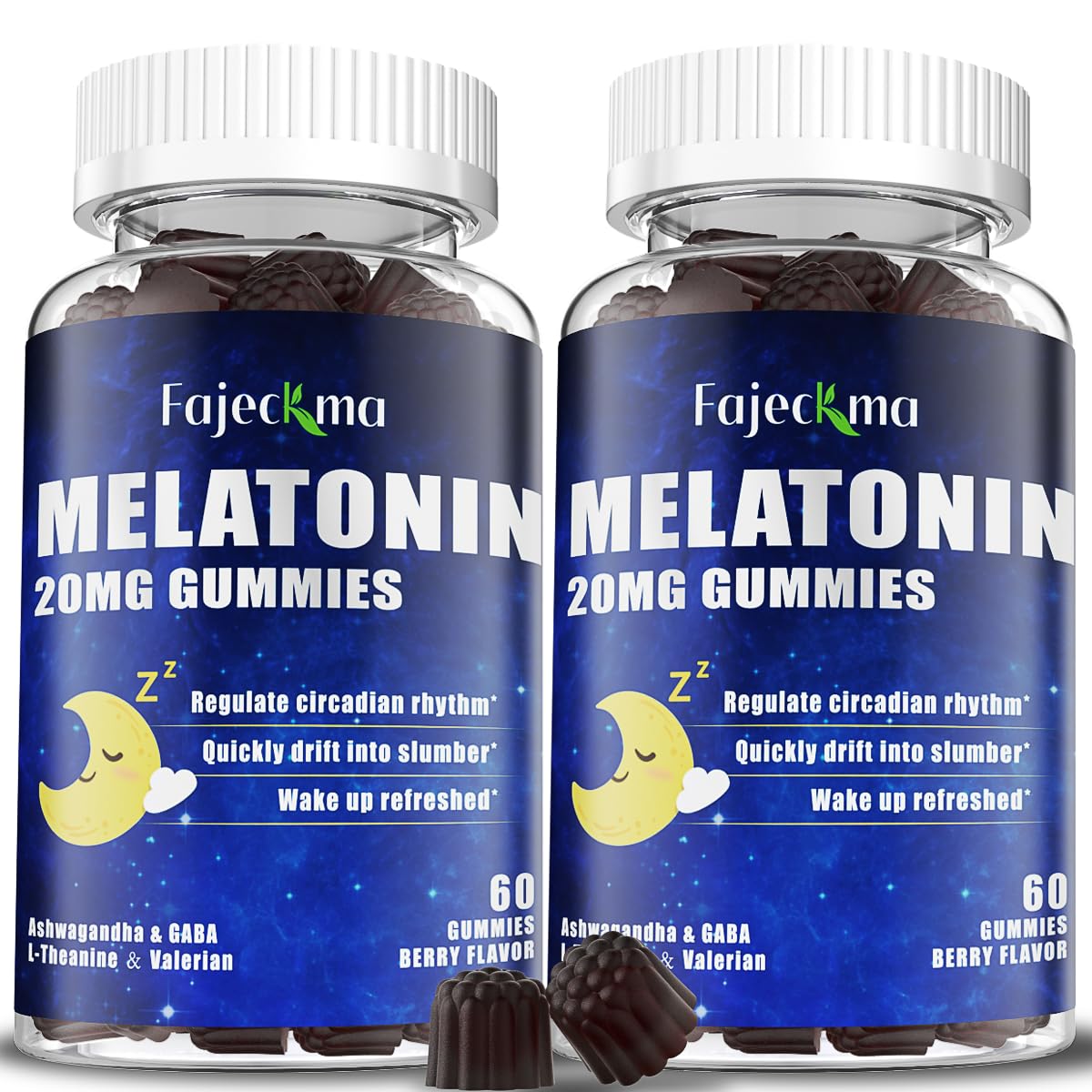 Fajeckma Melatonin Gummies 20mg, 120 Count