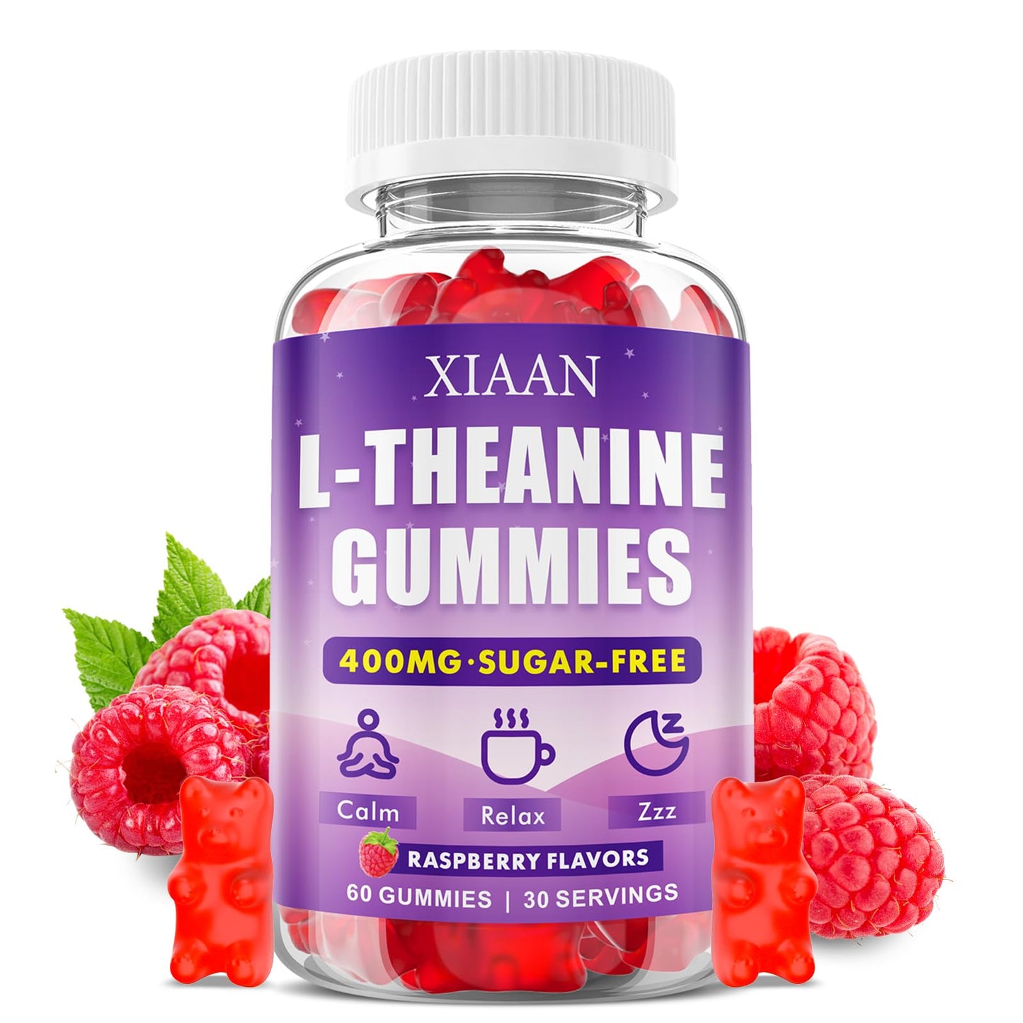 XIAAN L-Theanine Gummies 60 Count