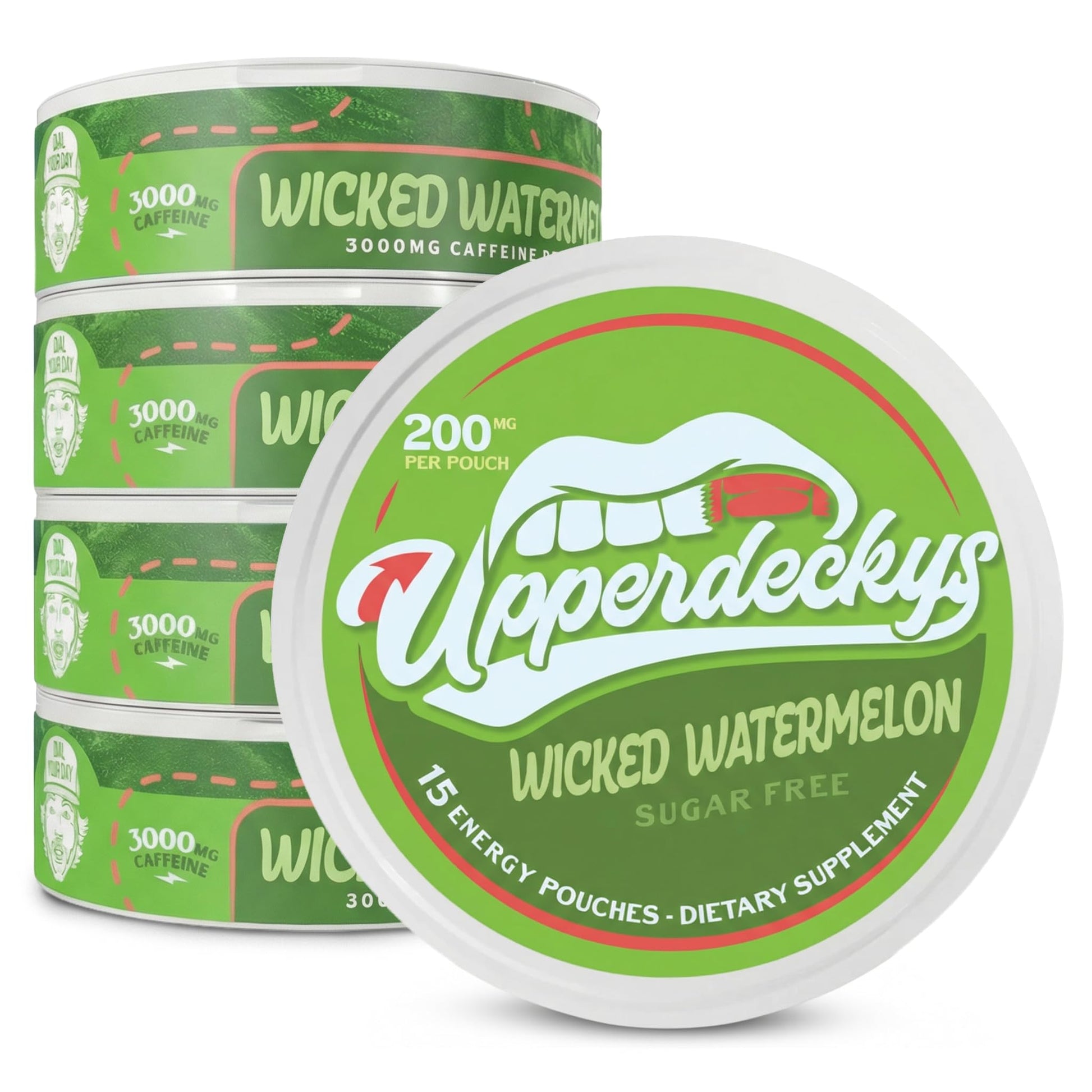 Upperdeckys Caffeine Energy Pouches 75 Tablets