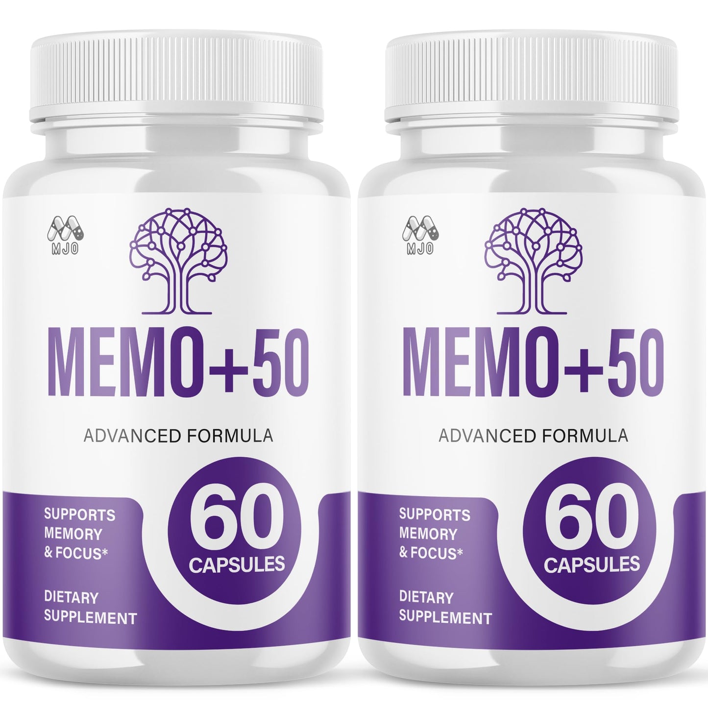 MJO Memo+50 Capsules 120 Count