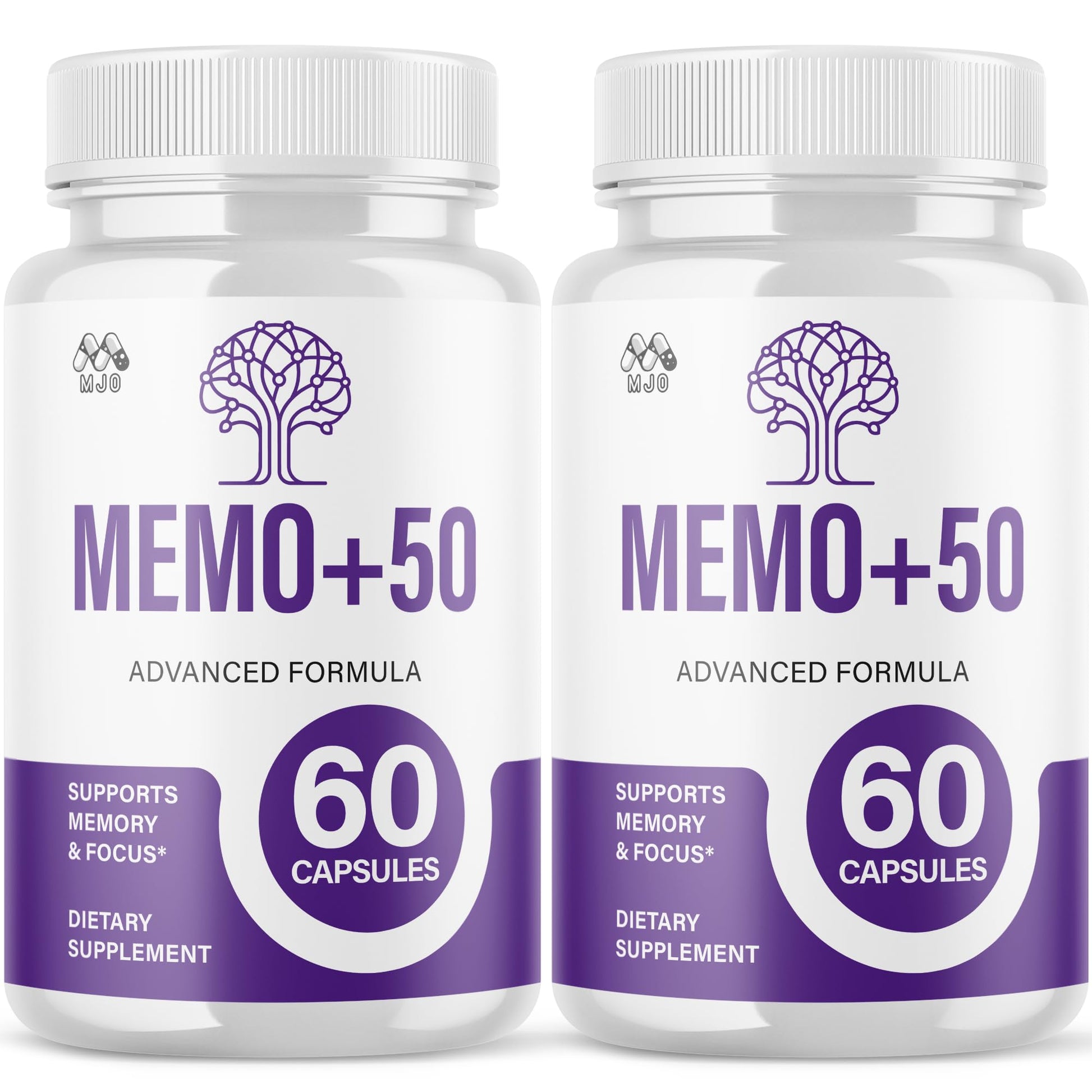 MJO Memo+50 Capsules 120 Count