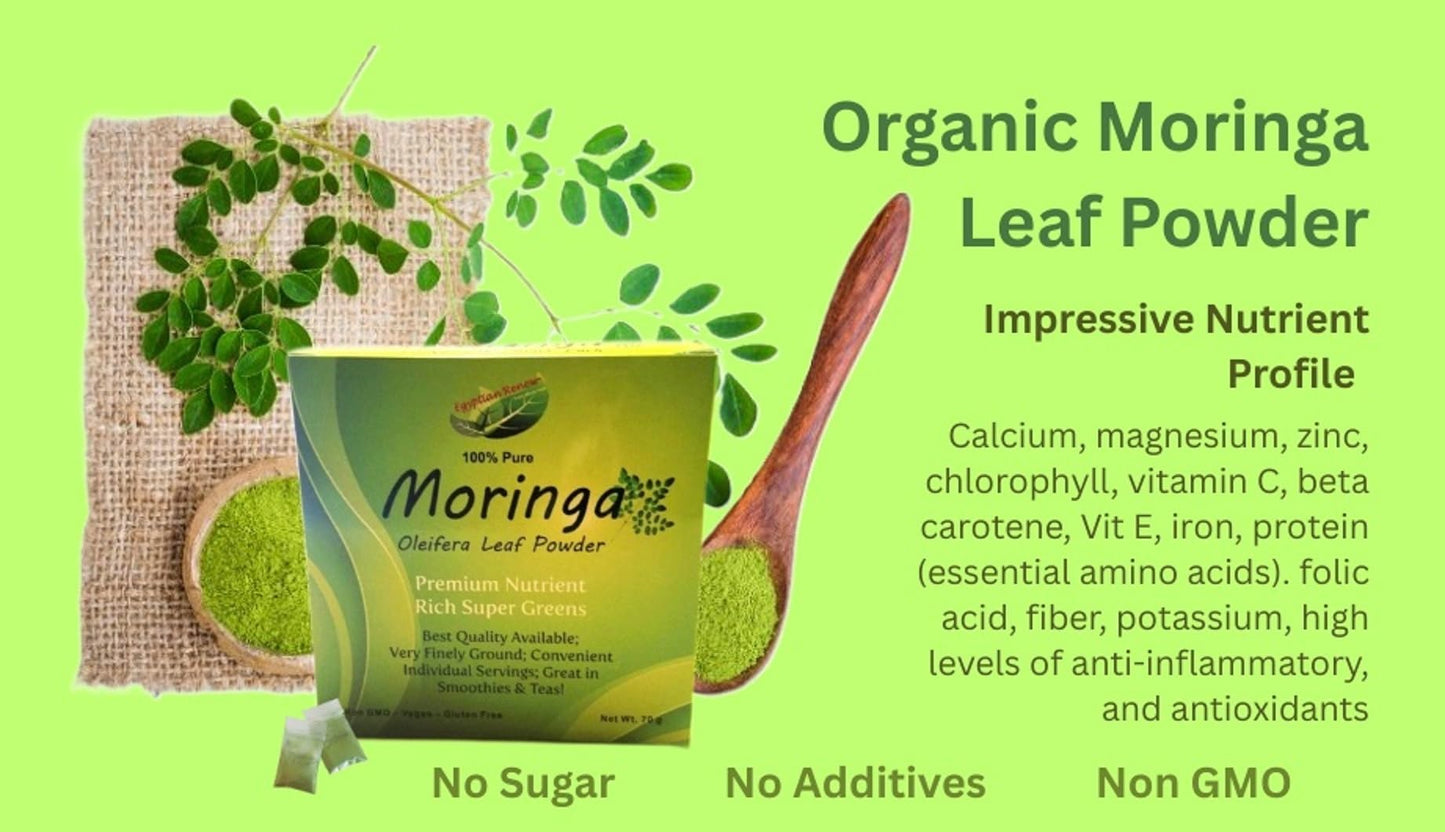 EgyptianRENEW Moringa Leaf Powder 70 g
