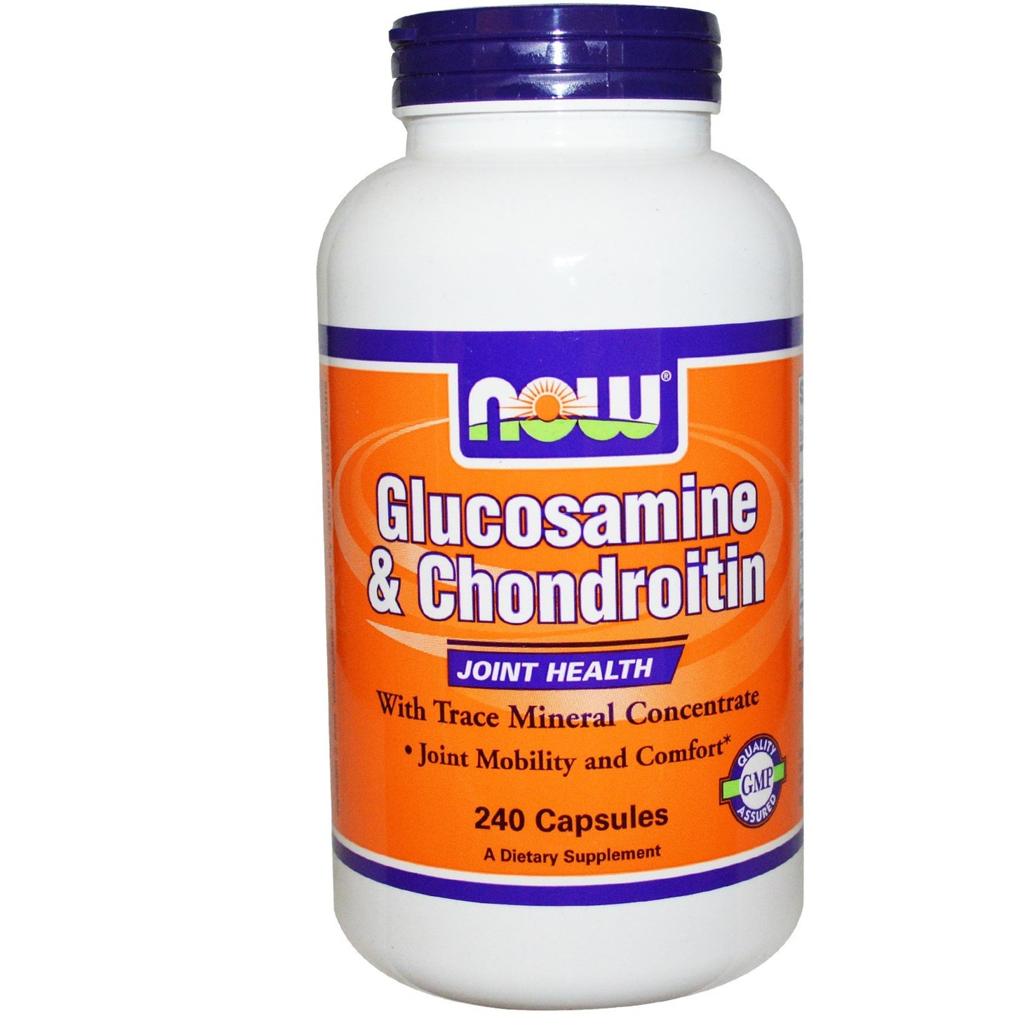 NOW Foods Glucosamine and Chondroitin Capsules, 240 Count