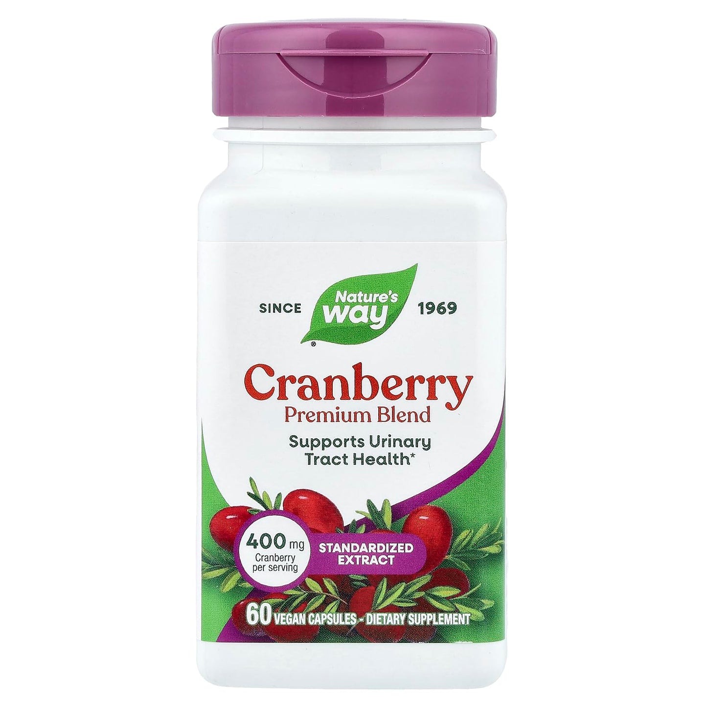 Nature's Way Cranberry Standard Extract Capsule, 60 Capsules
