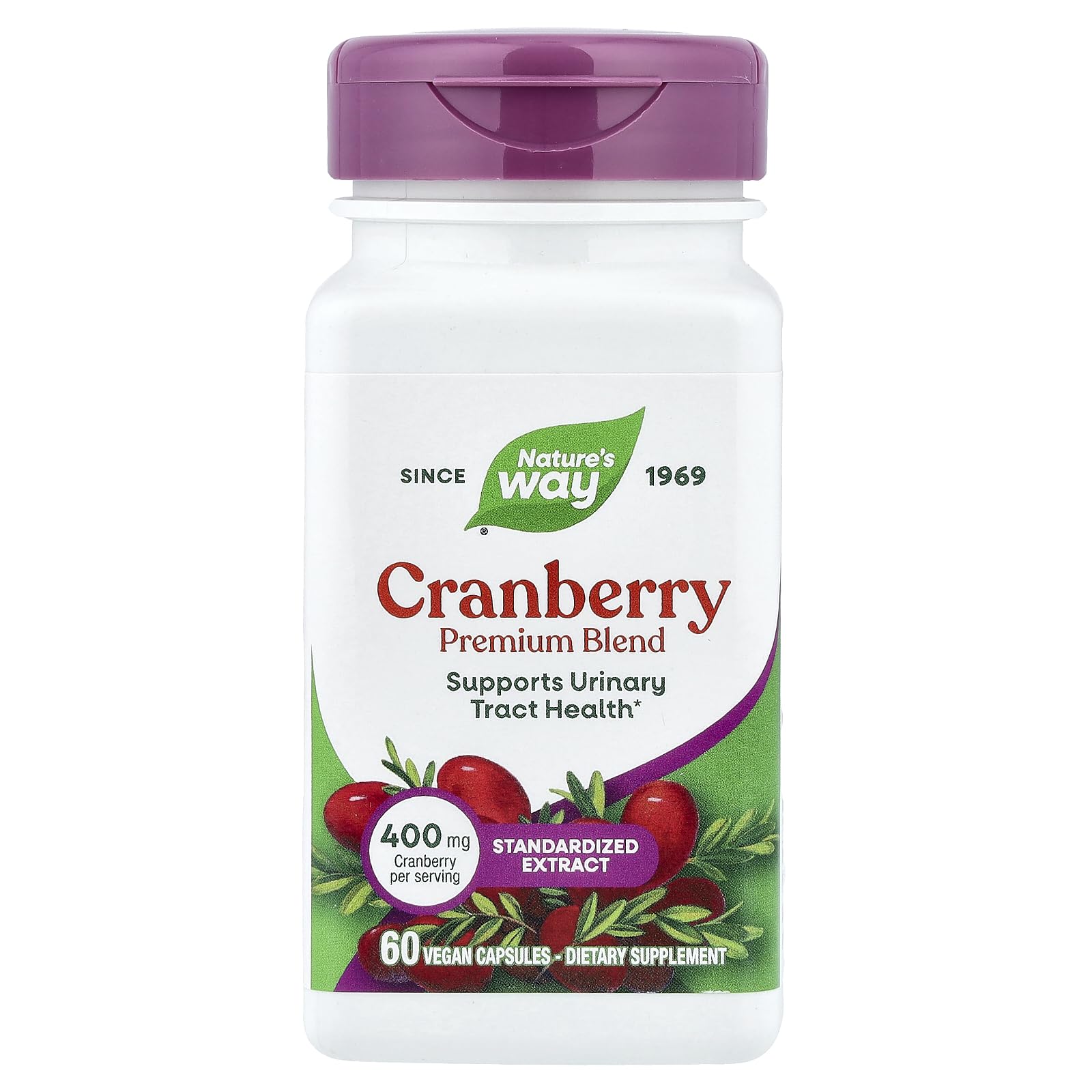 Nature's Way Cranberry Standard Extract Capsule, 60 Capsules