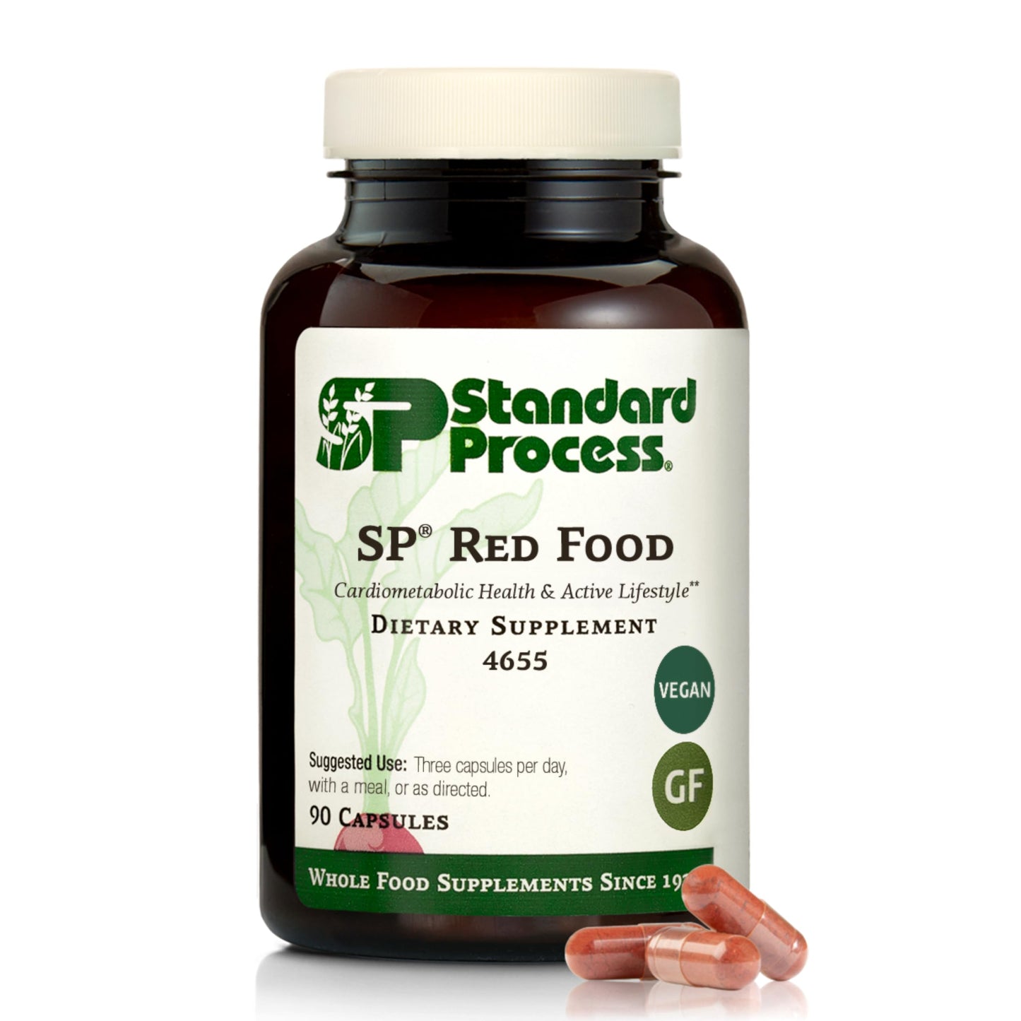Standard Process Inc. SP Red Food Capsules 90