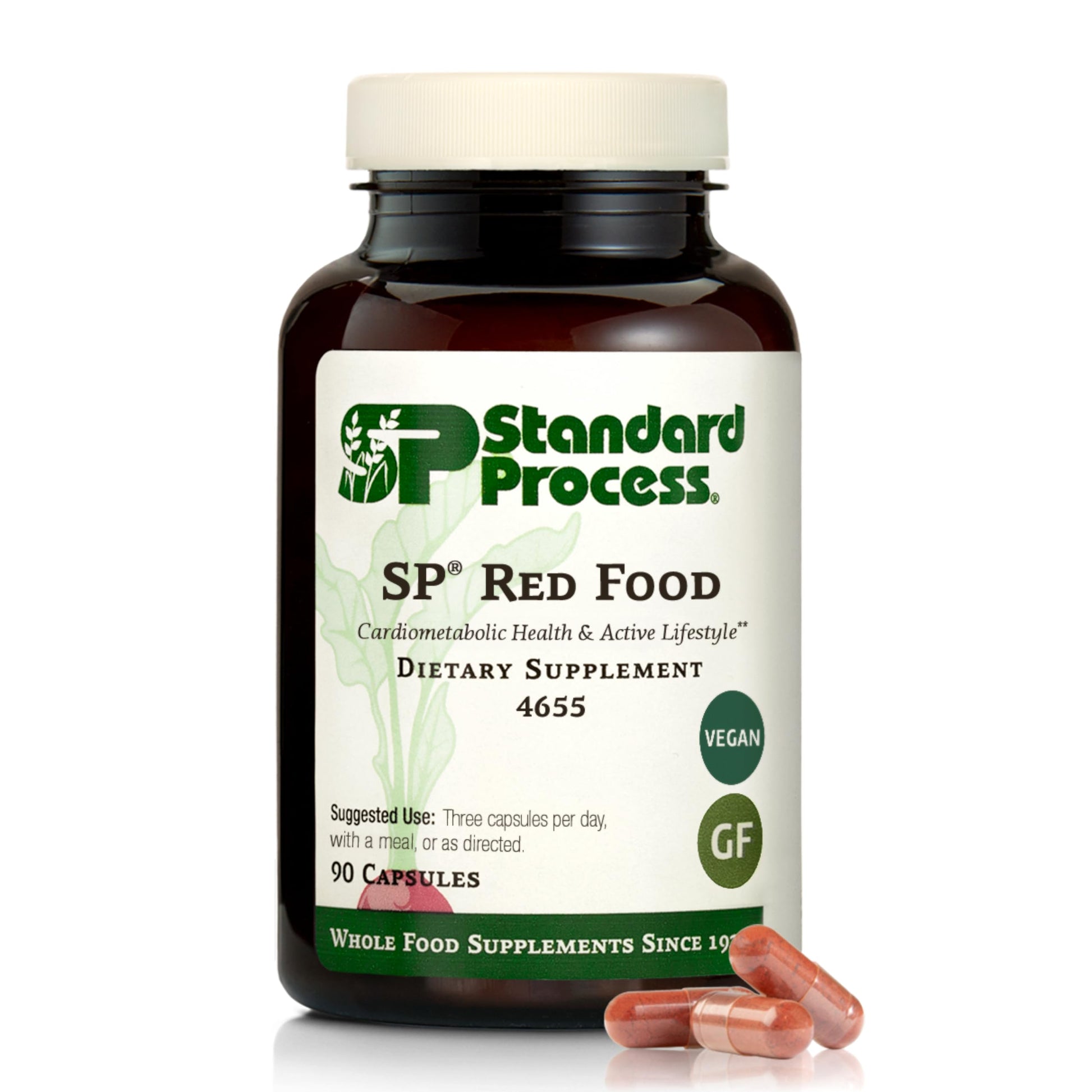 Standard Process Inc. SP Red Food Capsules 90