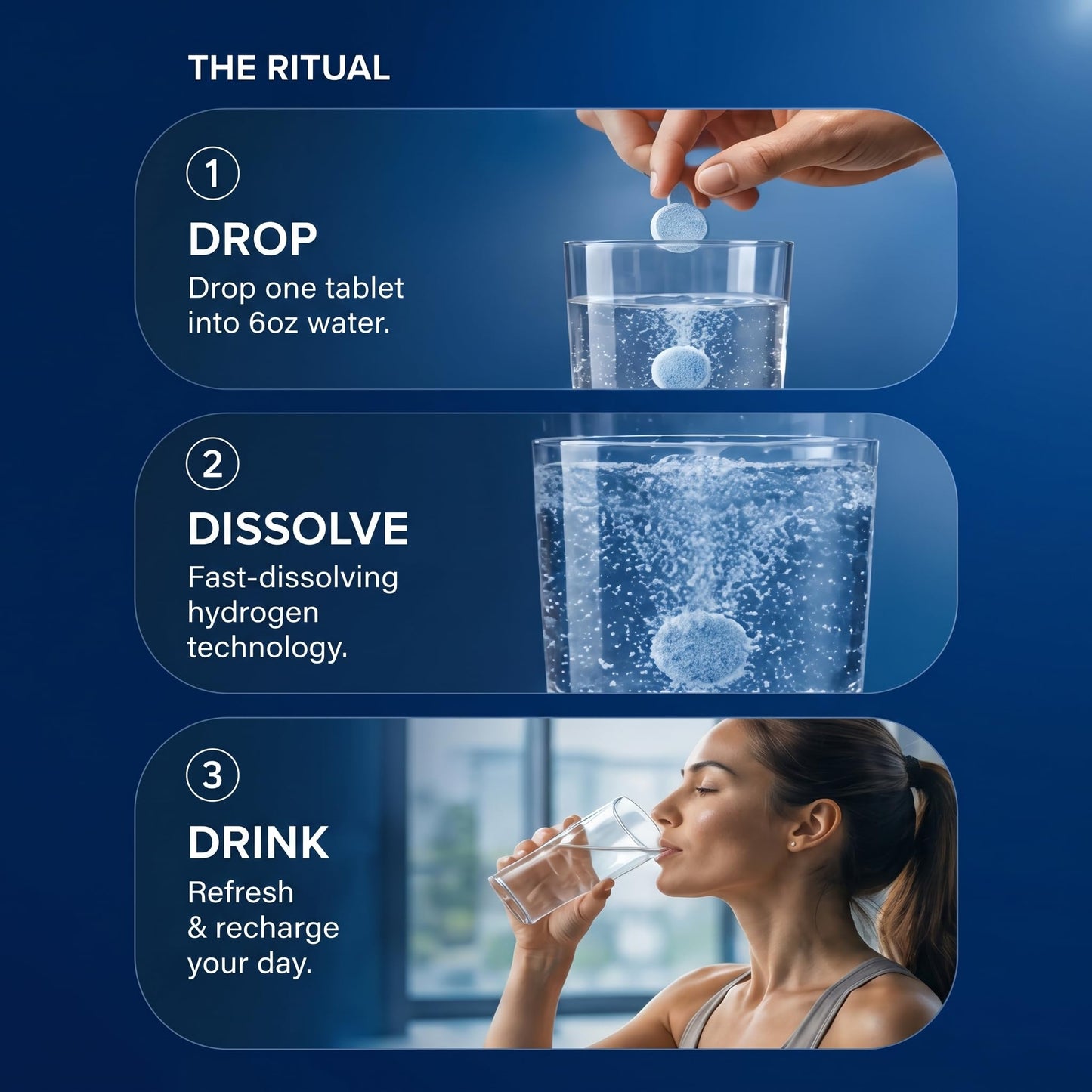 HerbX Hydrogen Water Tablets, 300 Tablets