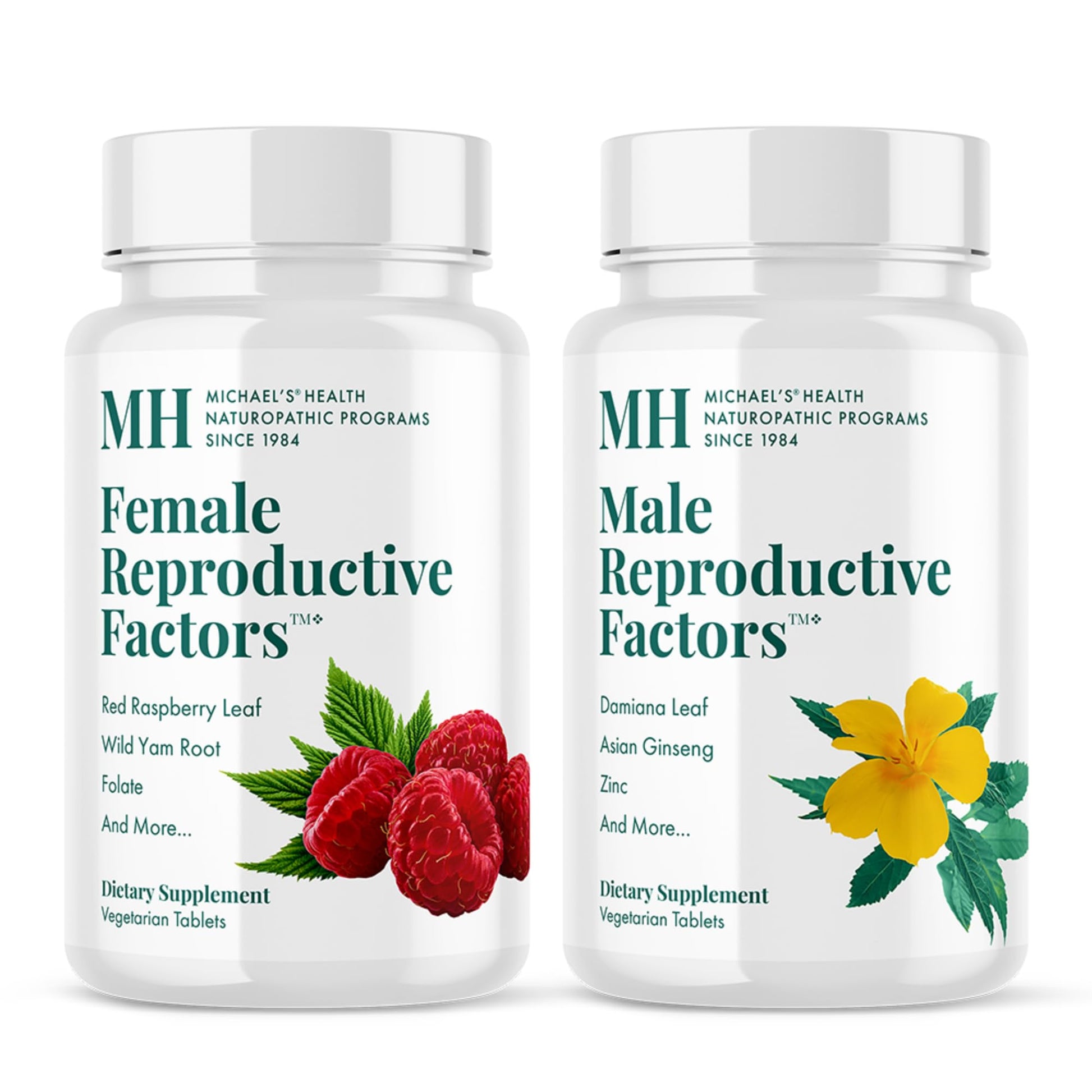 Michael's Health Naturopathic Programs Male & Female Reproductive Factors Couples' Pack Tablets - 120 Count