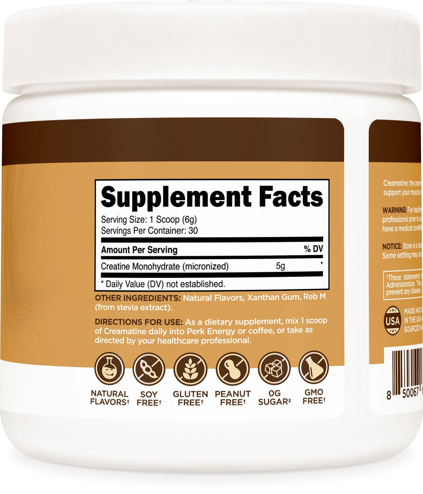 Perk Creamatine (French Vanilla) Powder 5.9 Ounce