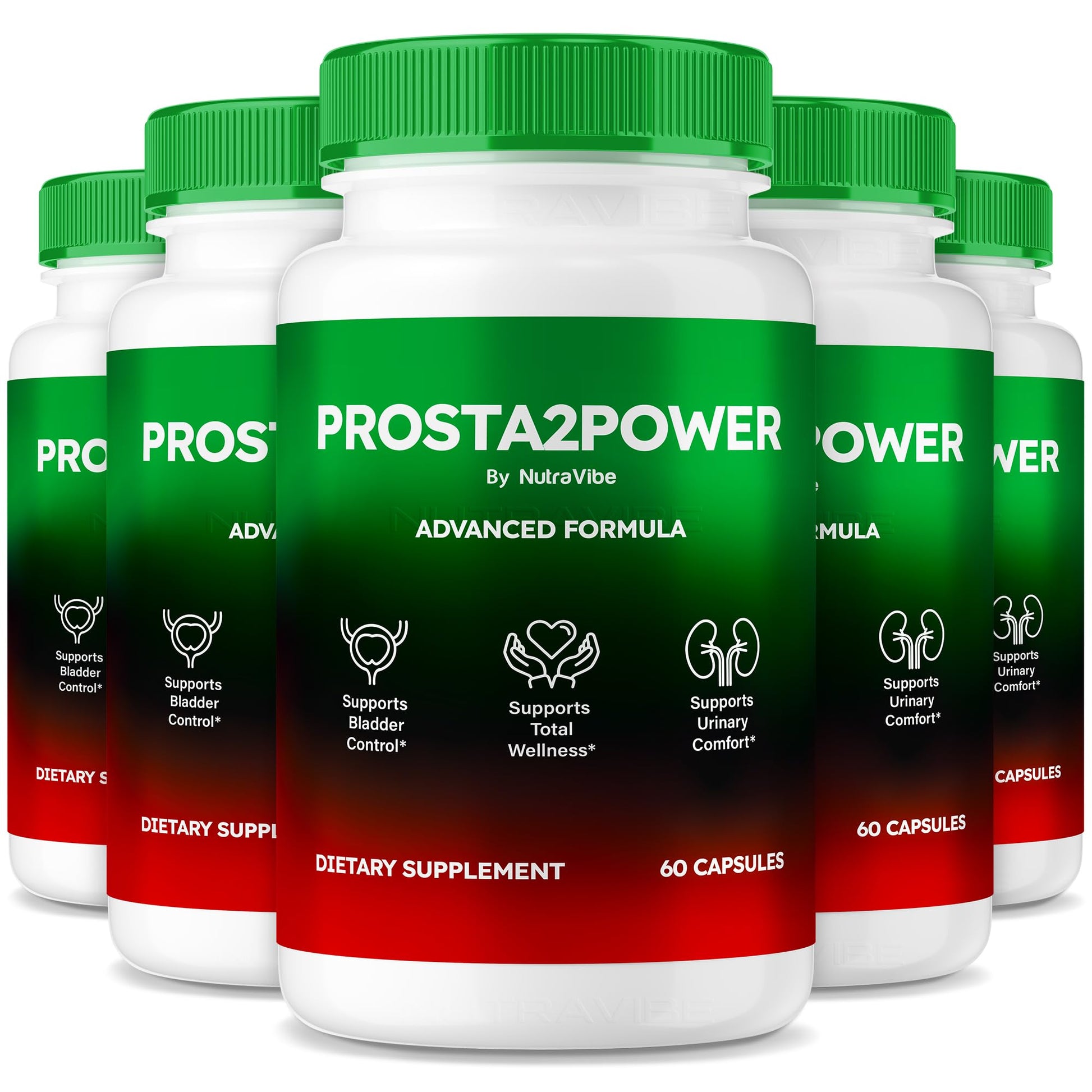 NutraVibe Prosta2Power Daily Prostate & Urinary Support Formula Capsule, 300 Capsules