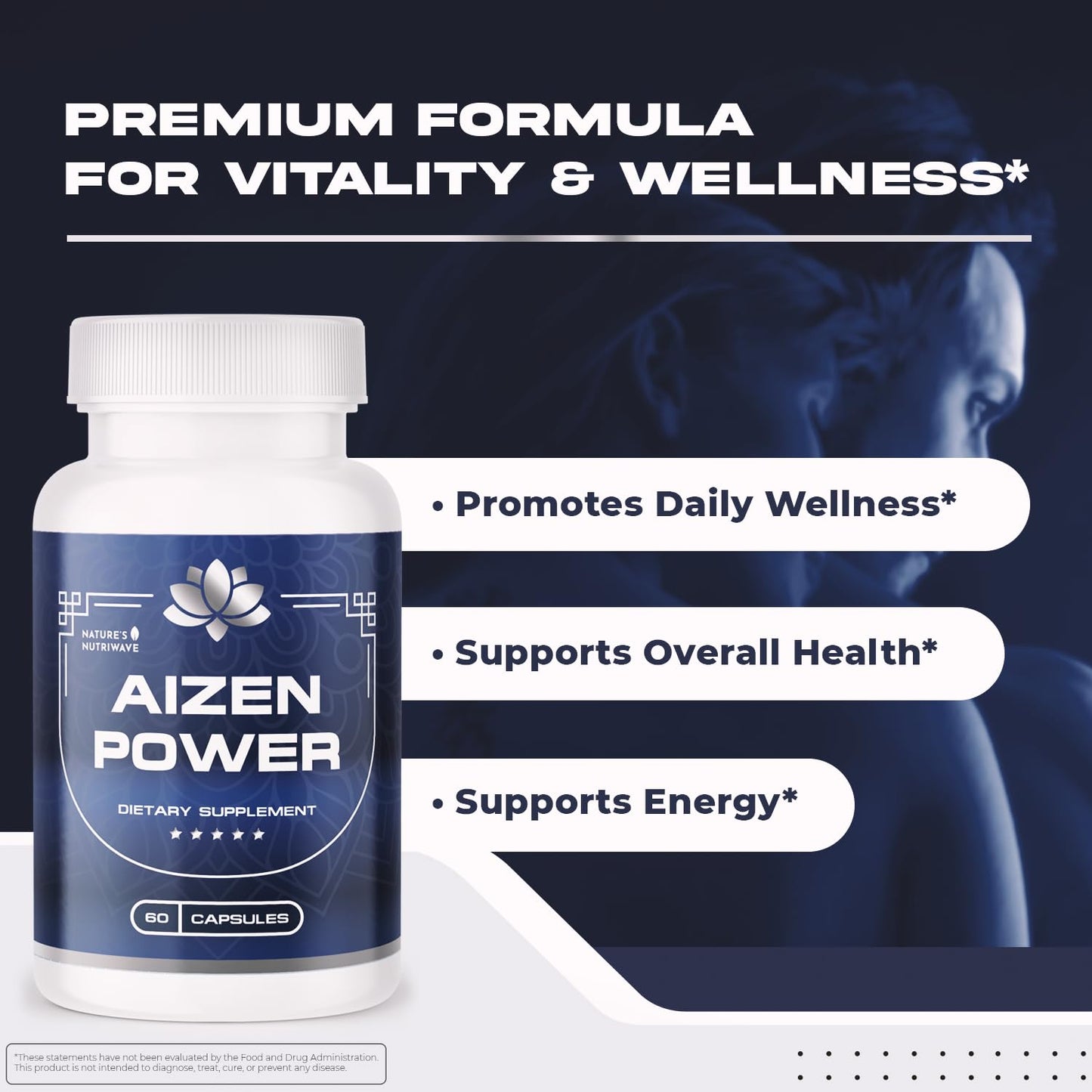 Nature’s NutriWave AizenPower Original Formula Capsules, 180 Capsules