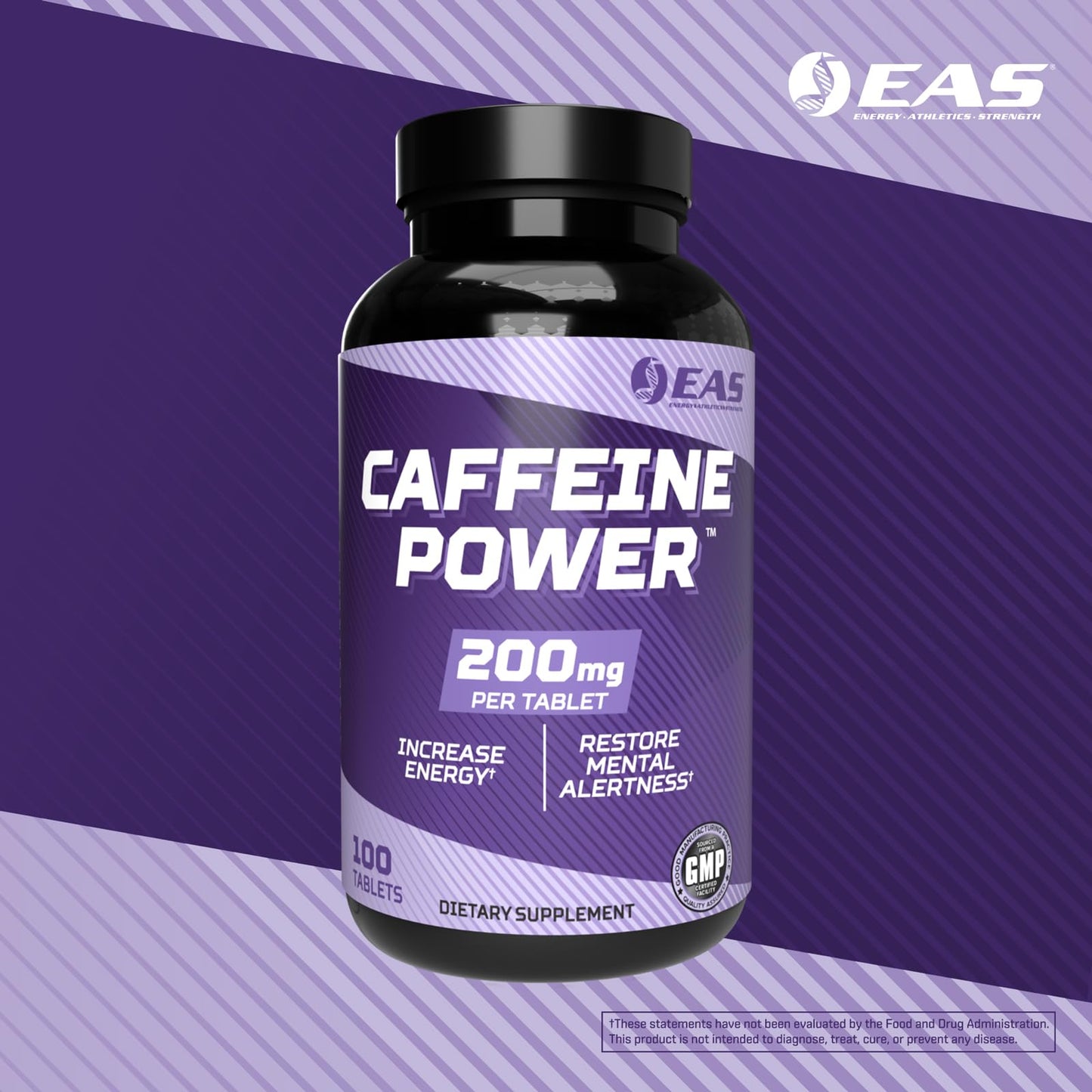 EAS Caffeine Power 200mg Tablet, 100 Tablets