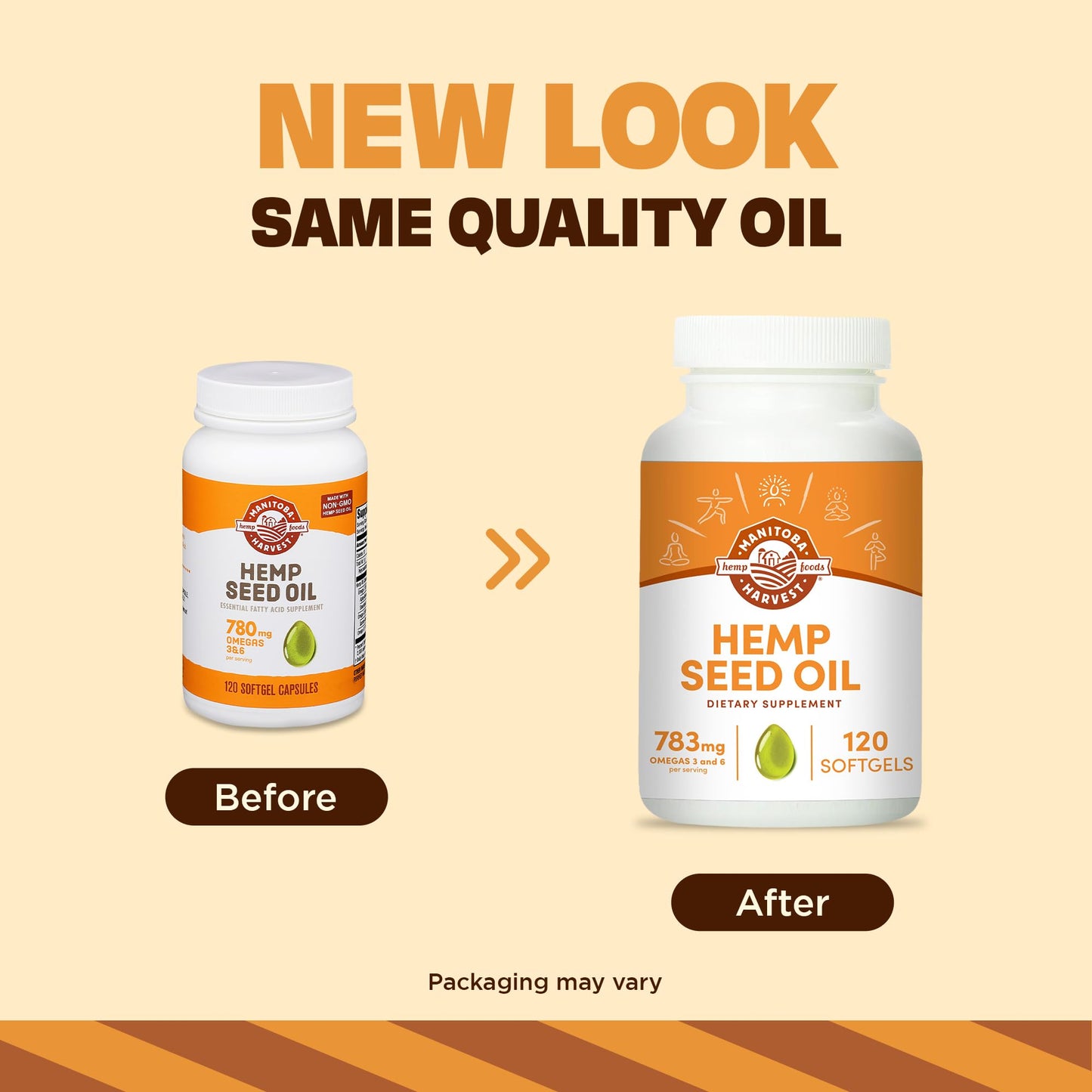Manitoba Harvest Hemp Seed Oil Softgels 120 Count
