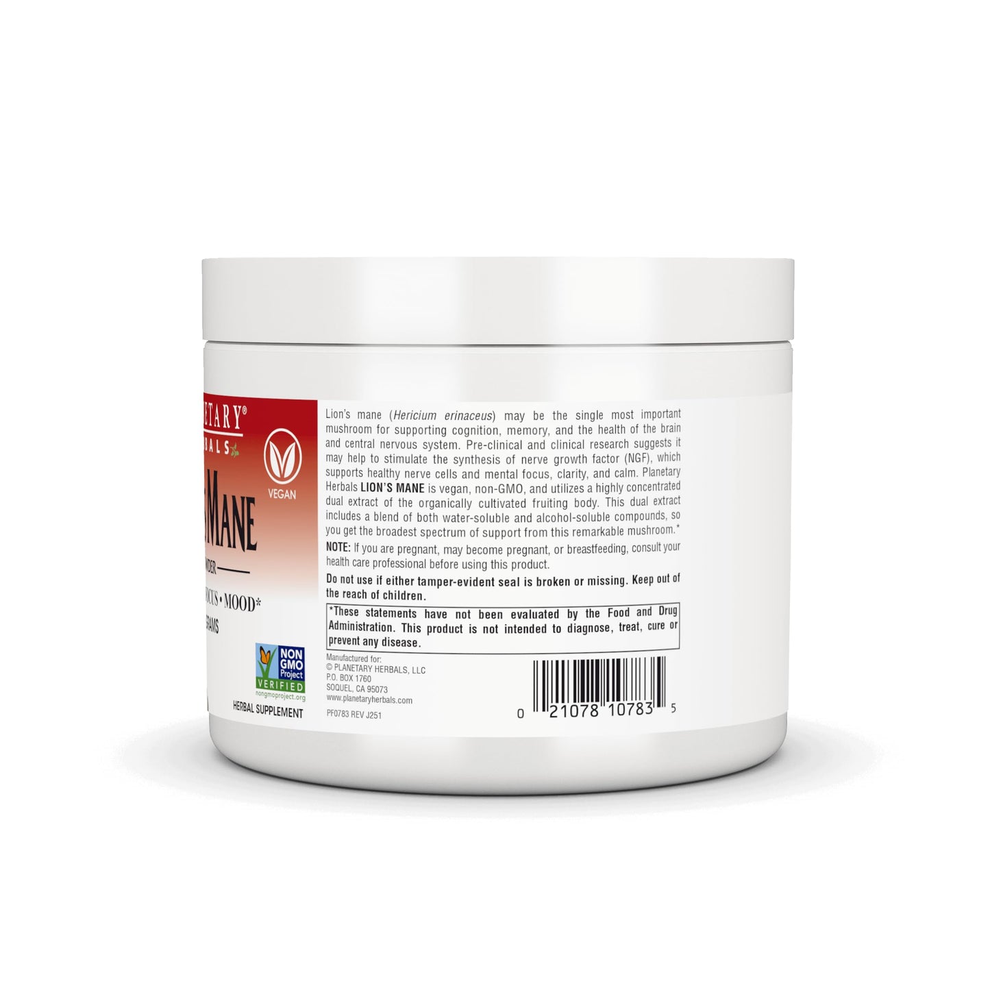 Planetary Herbals Lion Mane Powder 1