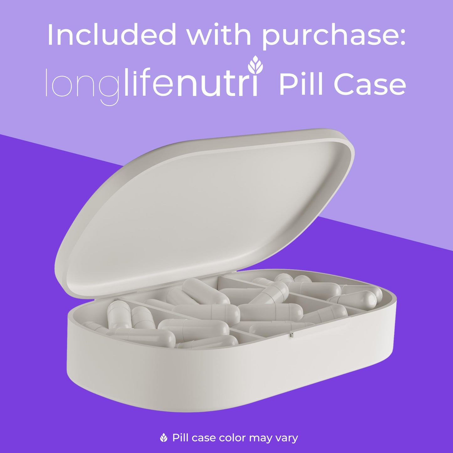LongLifeNutri L-Tryptophan 500mg Capsules, 180 Count