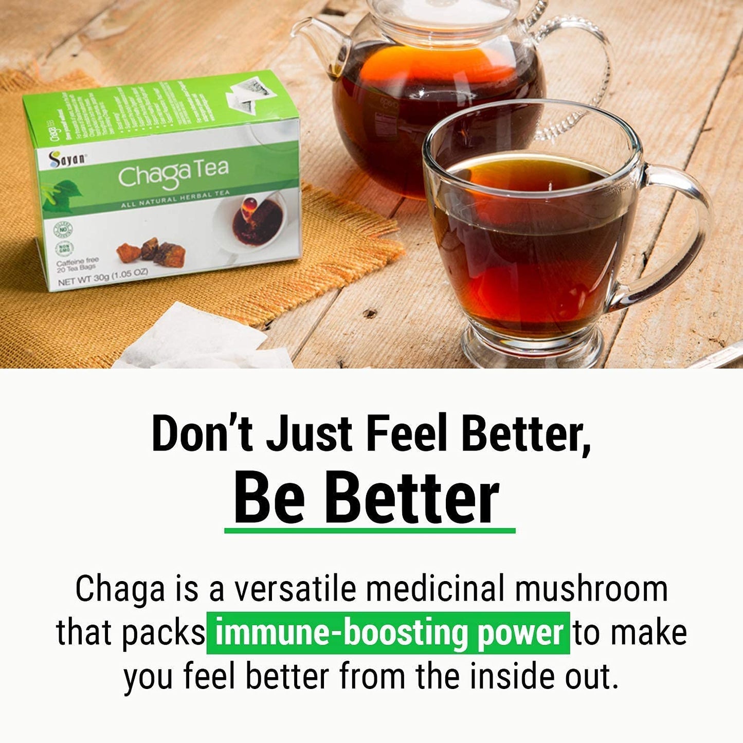 Sayan Chaga Mix Supplements Powder, 20