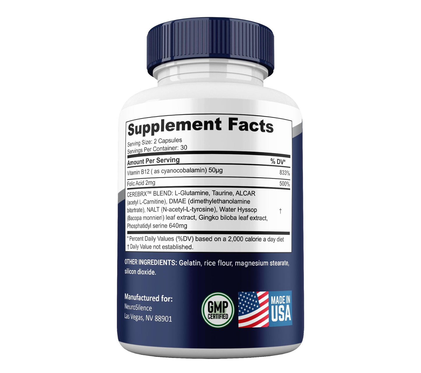 Shark Labs NeuroSilence Capsules 60
