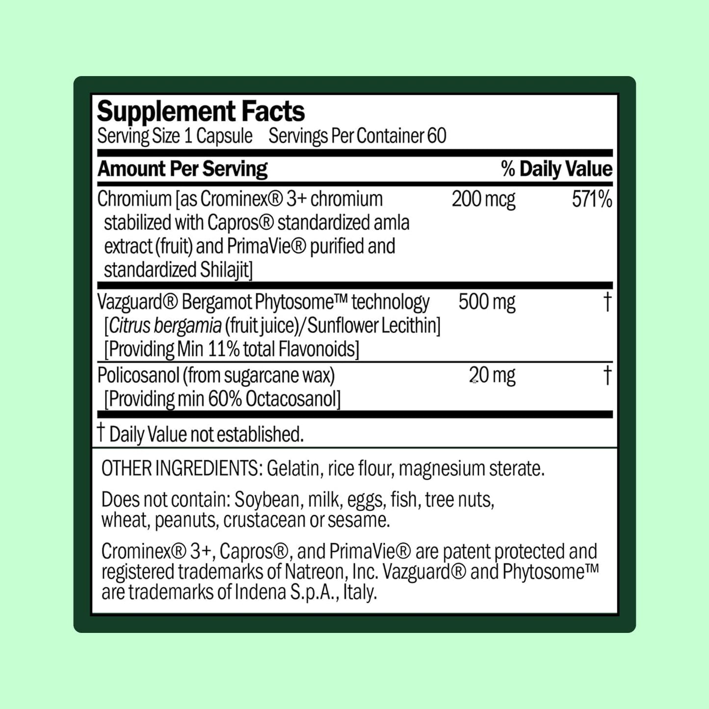 WellWithAll Cholesterol Support Supplement Capsule 60 Capsules