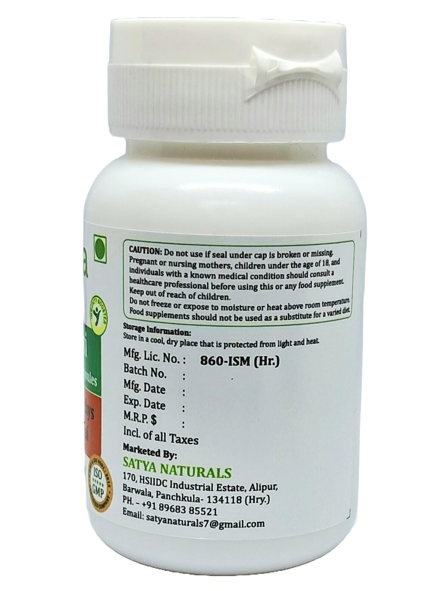 Satya Naturals Jatamansi Forte Capsule 500 mg, 240 Count Capsules