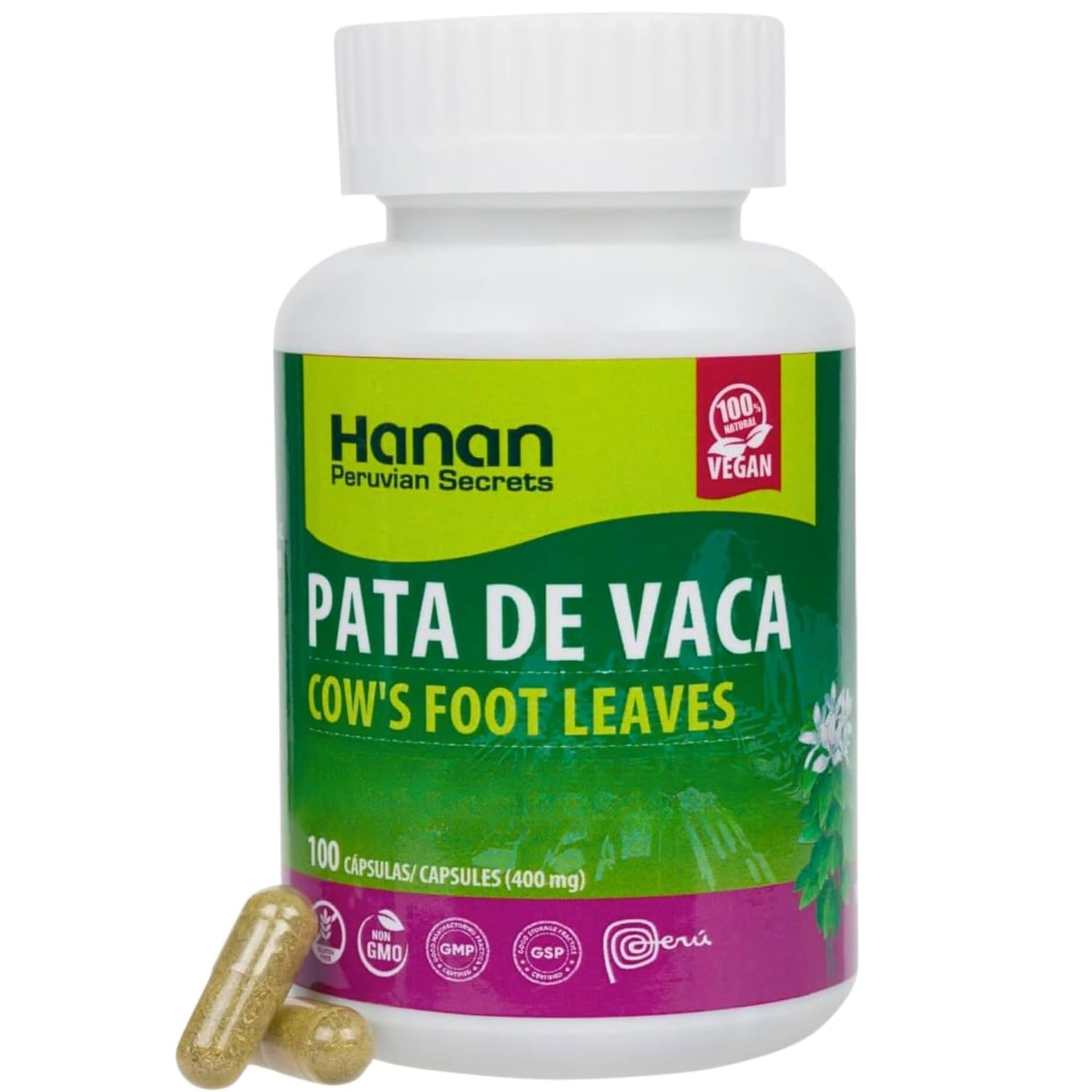 Hanan Pata de Vaca Capsules 100 Count