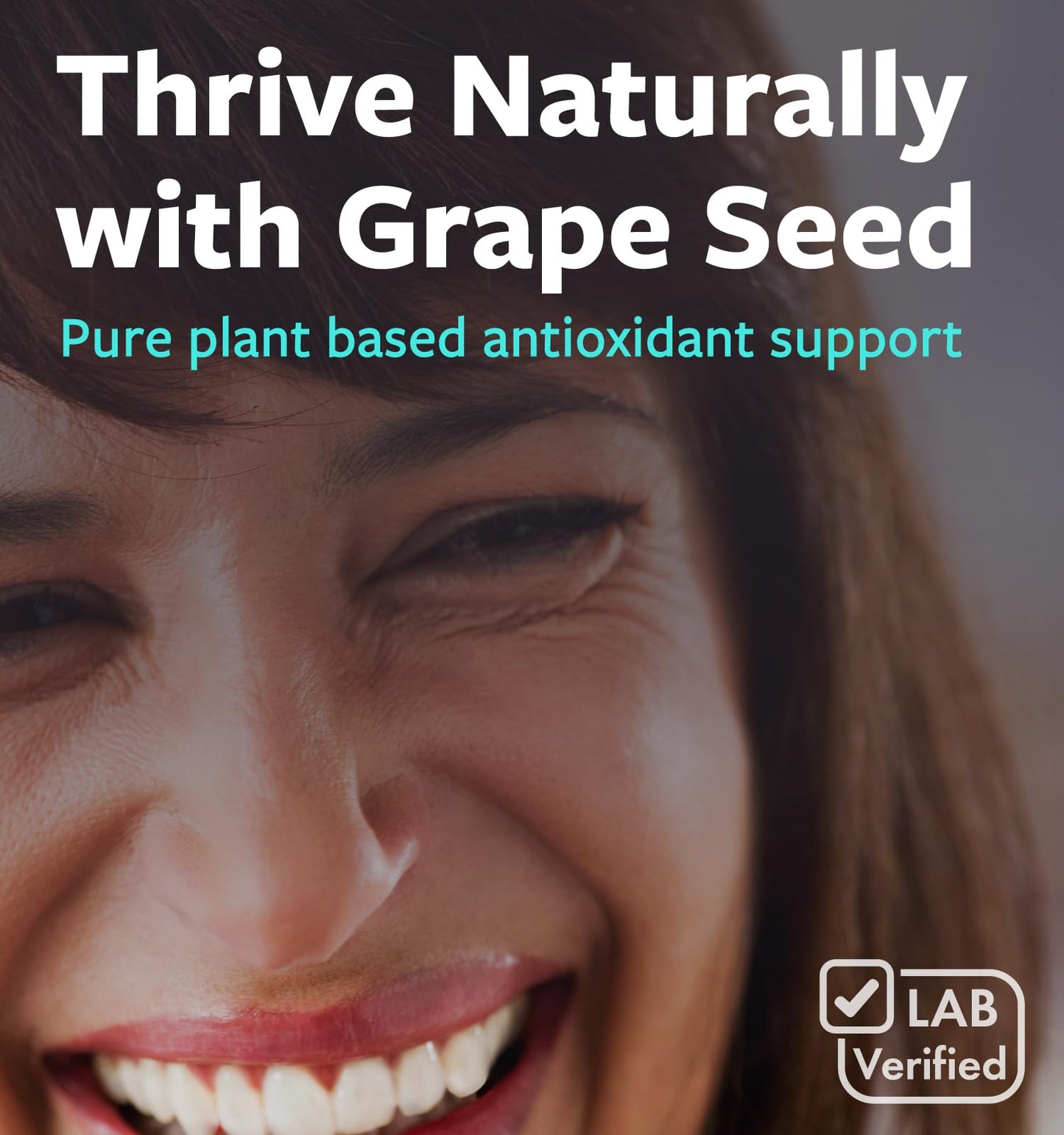 PURE CO Grape Seed Extract, USDA Organic, High Potency 25:1, Capsule, 60 Count
