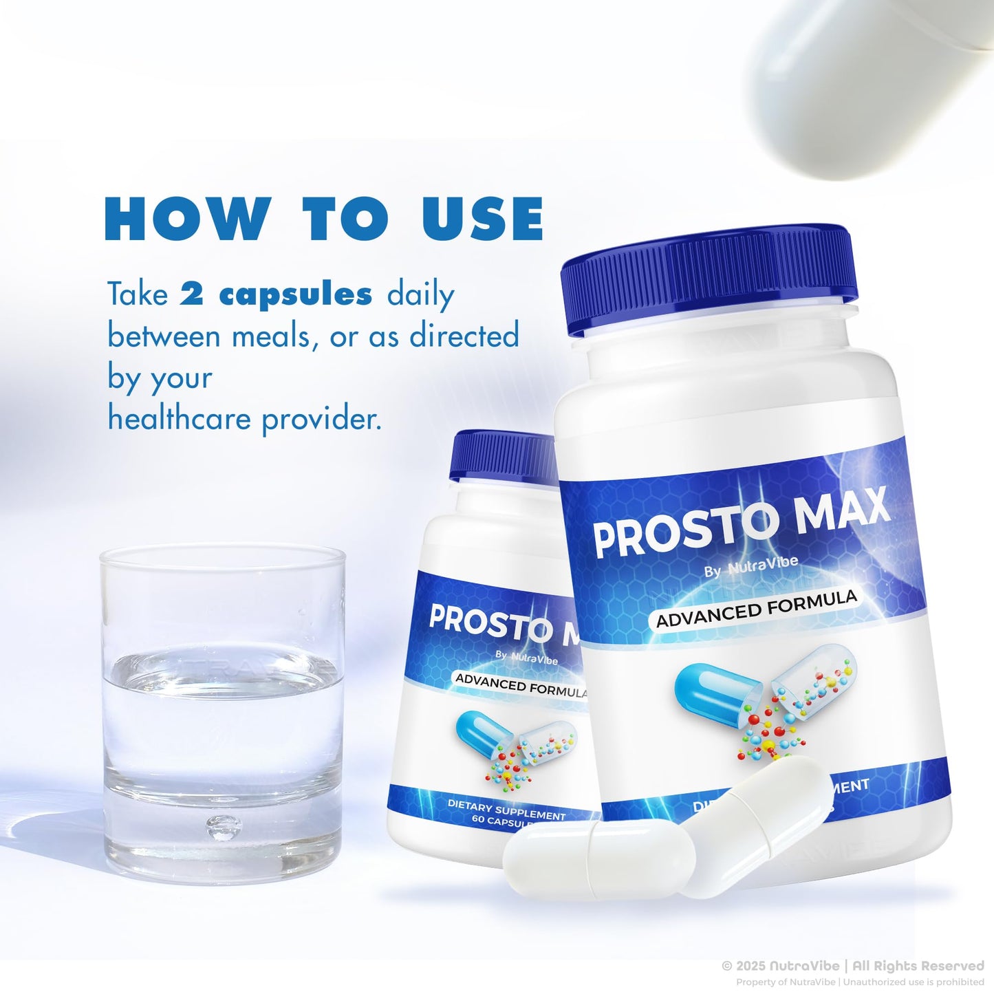 NutraVibe Prosto Max ProstoMax Capsules, 120 Capsules