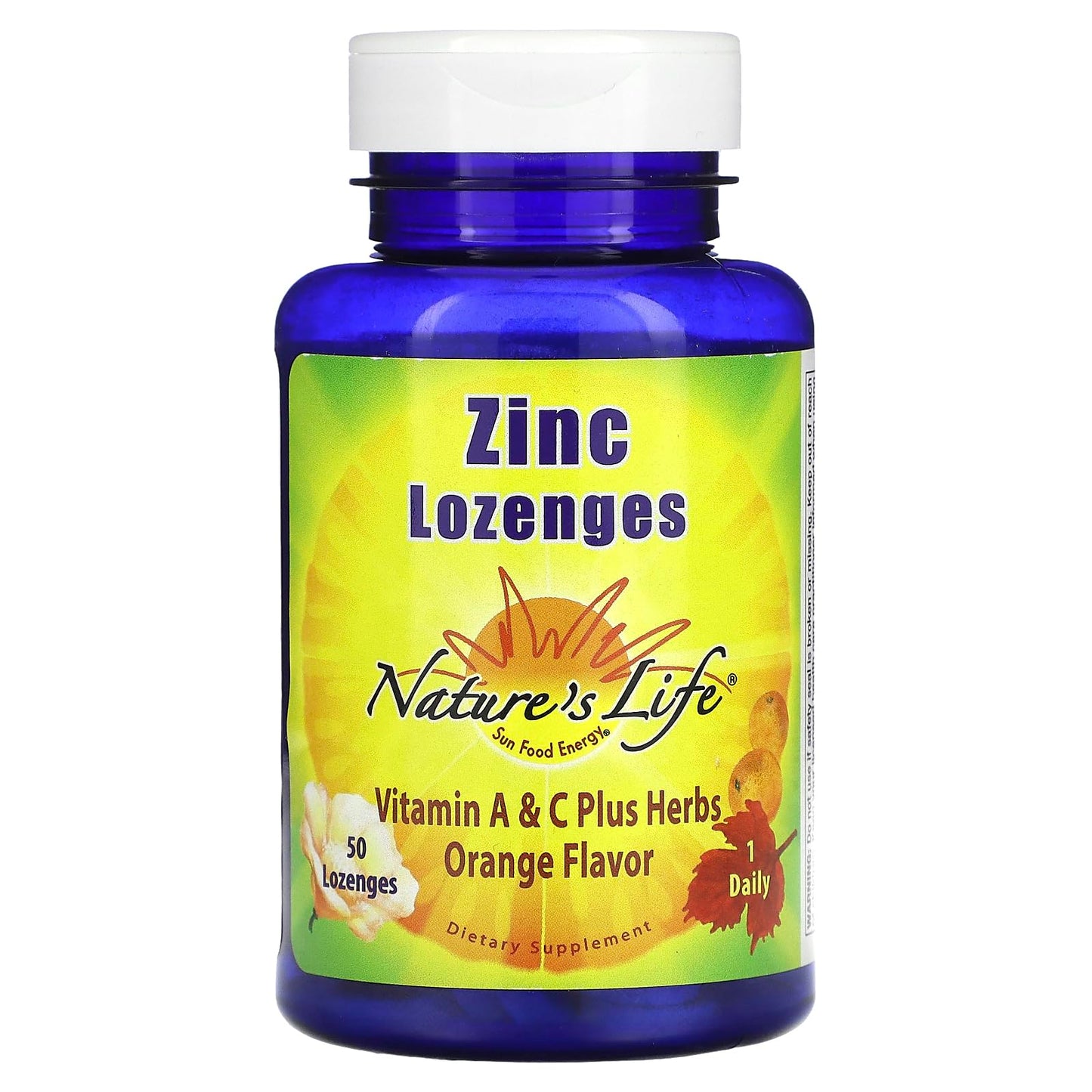 Nature's Life Zinc Lozenges, 50 Count