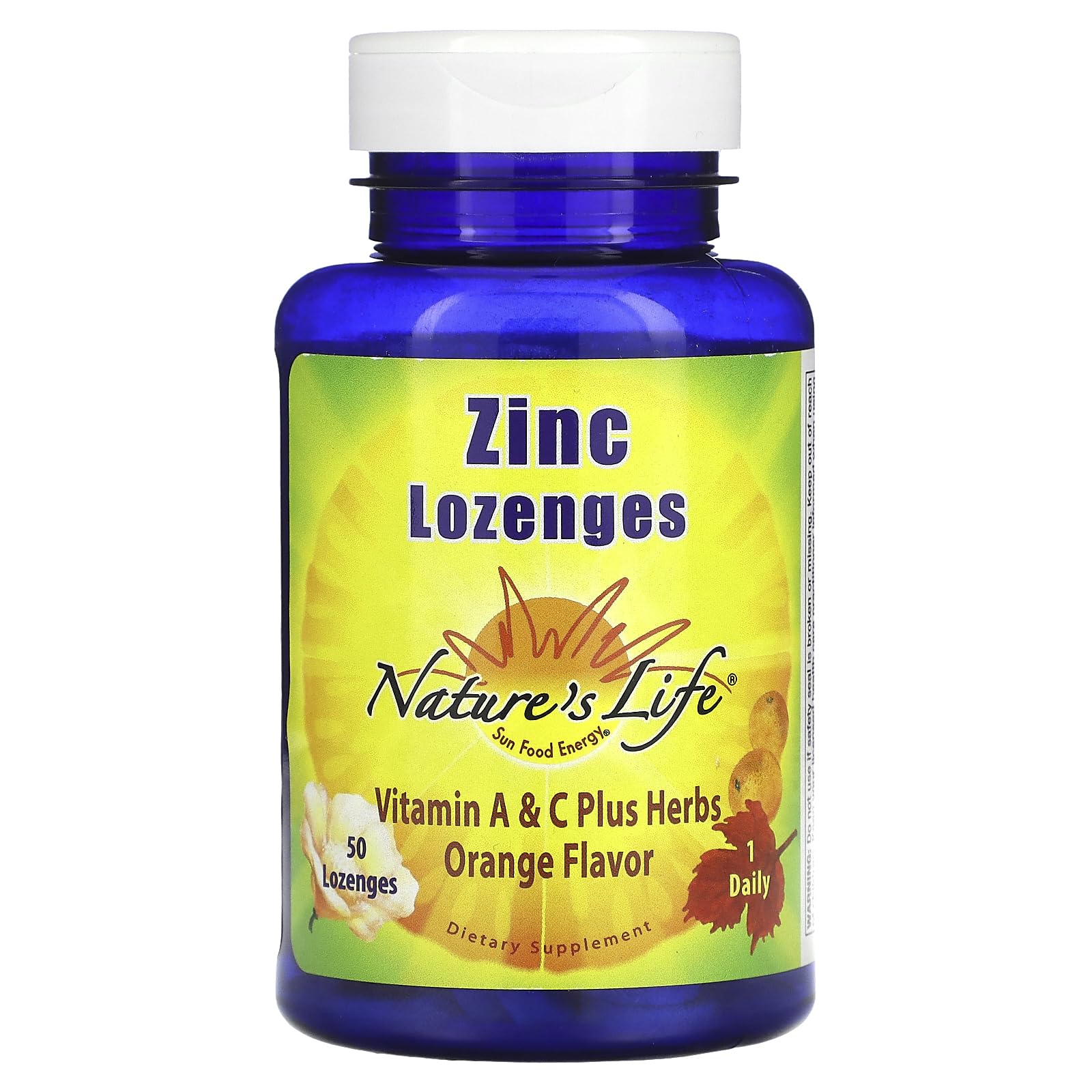 Nature's Life Zinc Lozenges, 50 Count