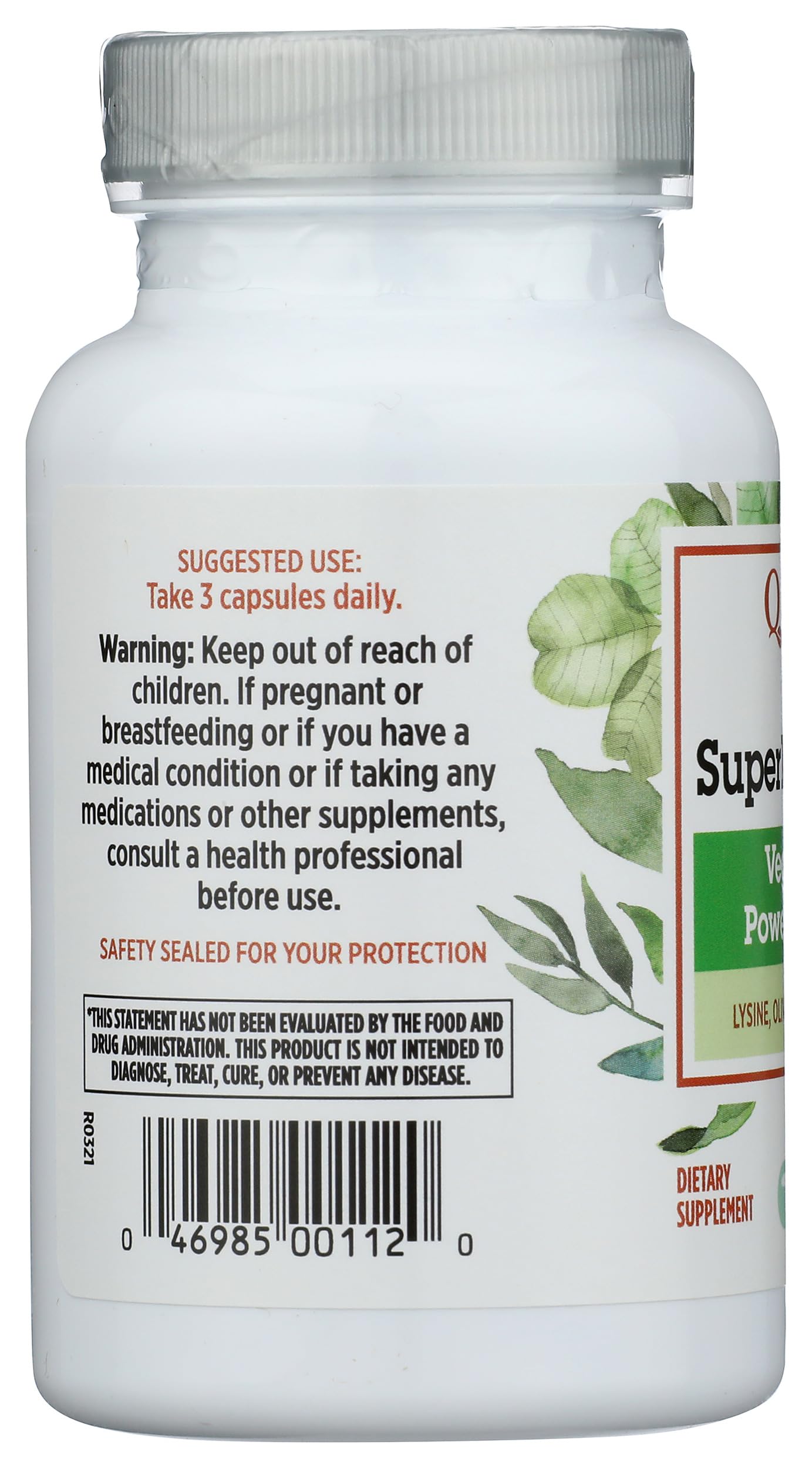 Quantum Health Super Lysine Plus Super Immune Capsules, 90 Count