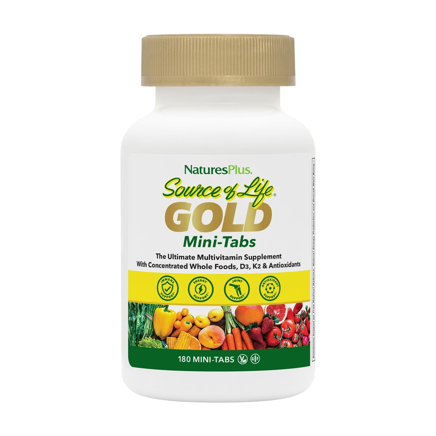 NaturesPlus Source of Life GOLD Multivitamin Tablets 360