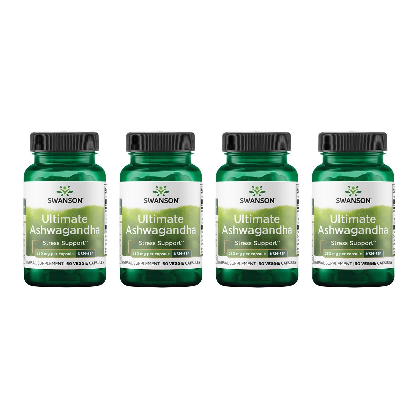 Swanson Ashwagandha KSM-66 Capsules 240 Count
