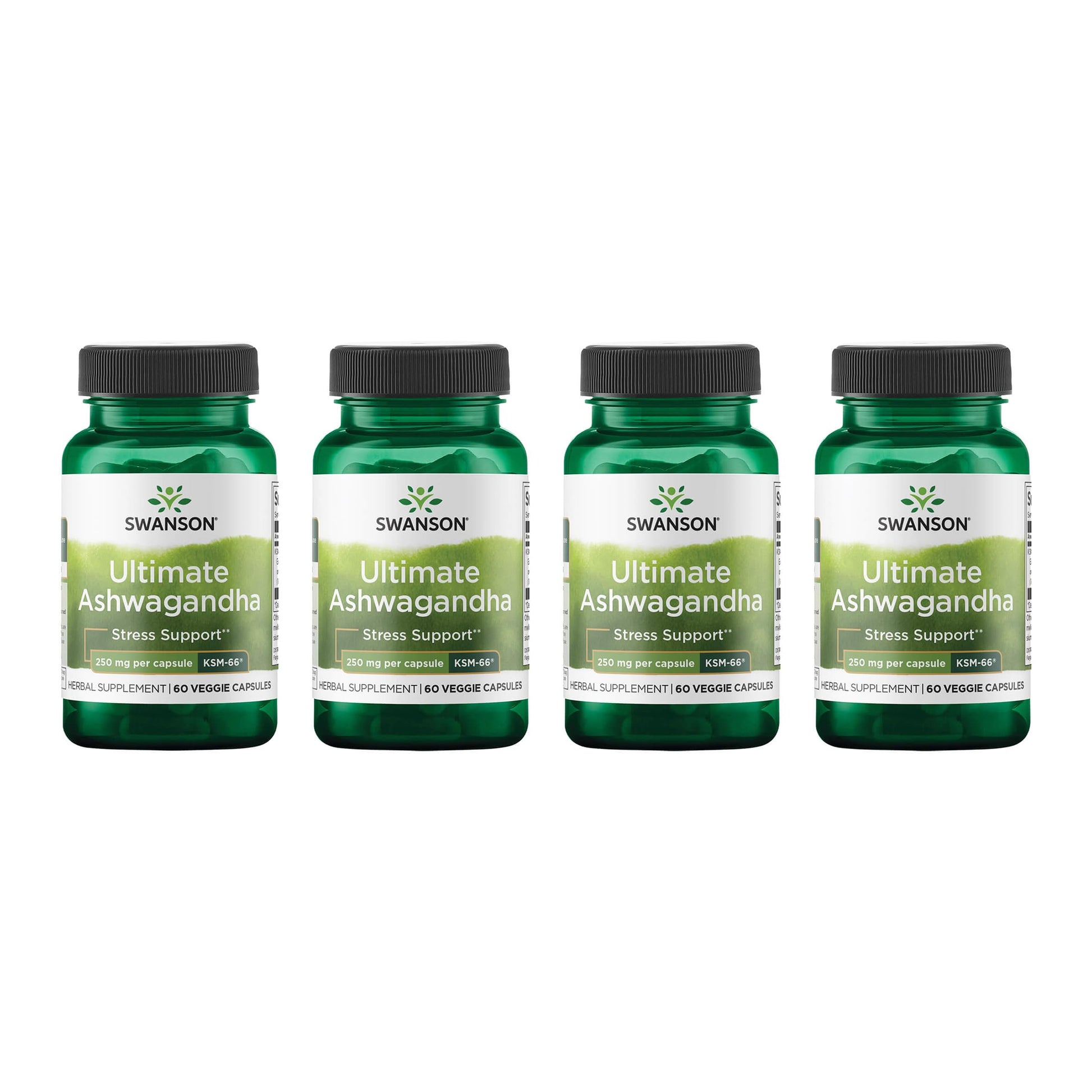 Swanson Ashwagandha KSM-66 Capsules 240 Count