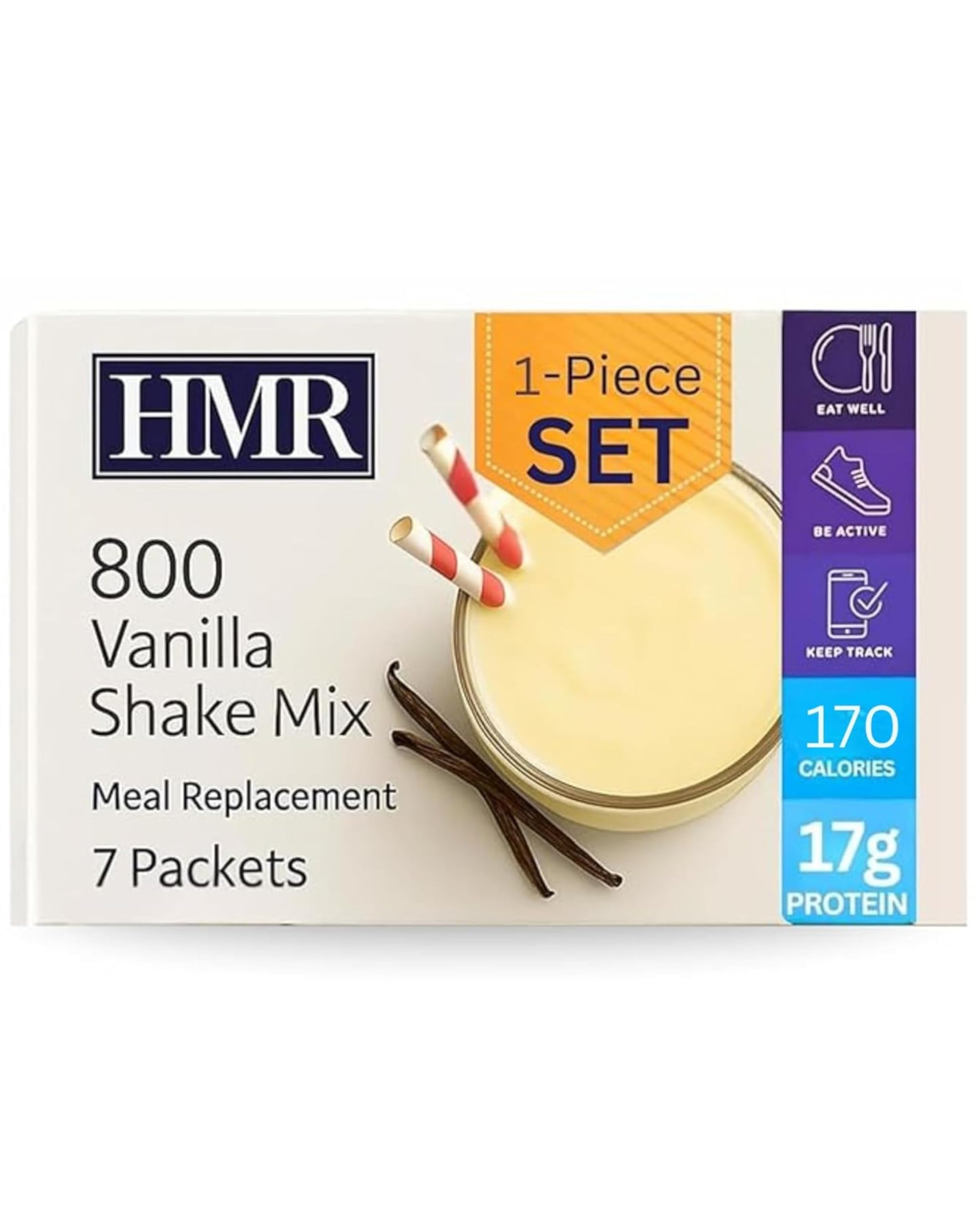 HMR 800 Vanilla Meal Replacement Shake Mix Powder 11.13 Ounce