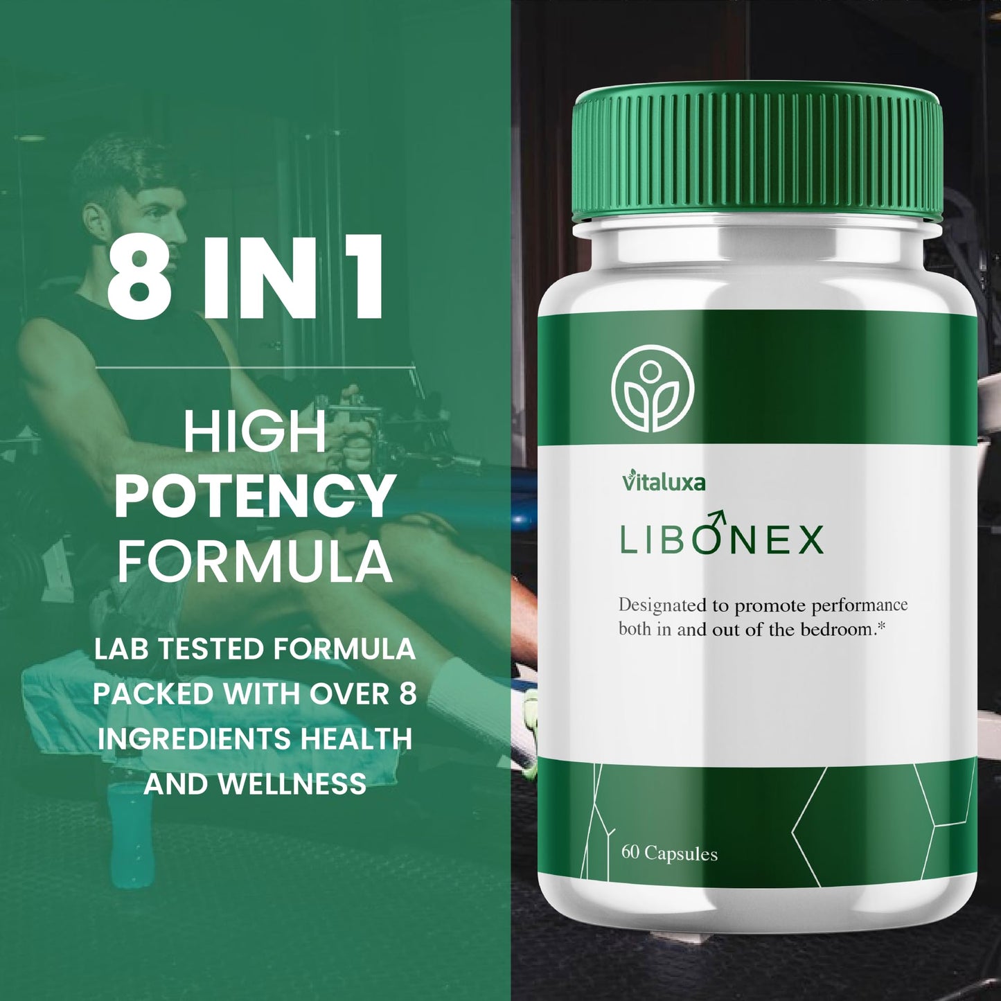 Vitaluxa Libonex Perform Capsules, 60 Count
