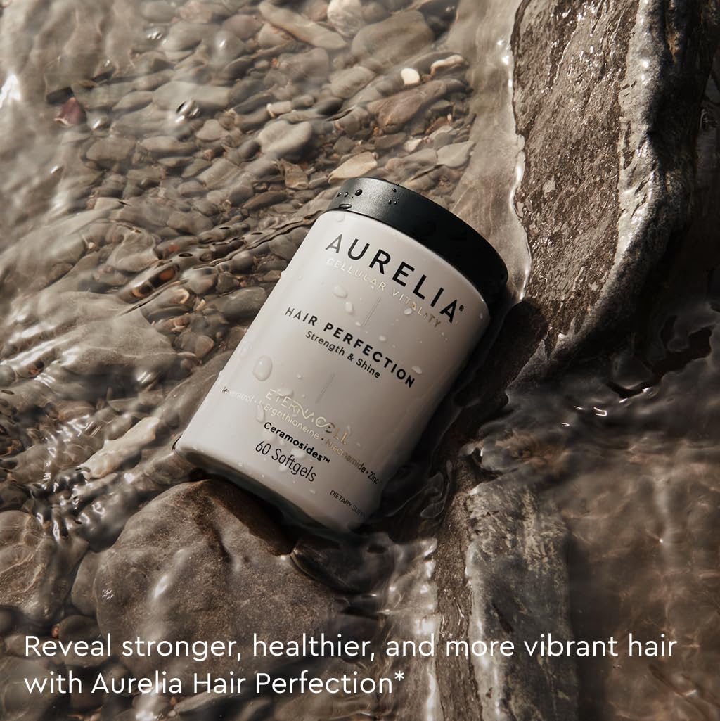 AURELIA Hair Perfection Advanced Cellular Anti-Aging Supplement Powder 2.46 Ounce