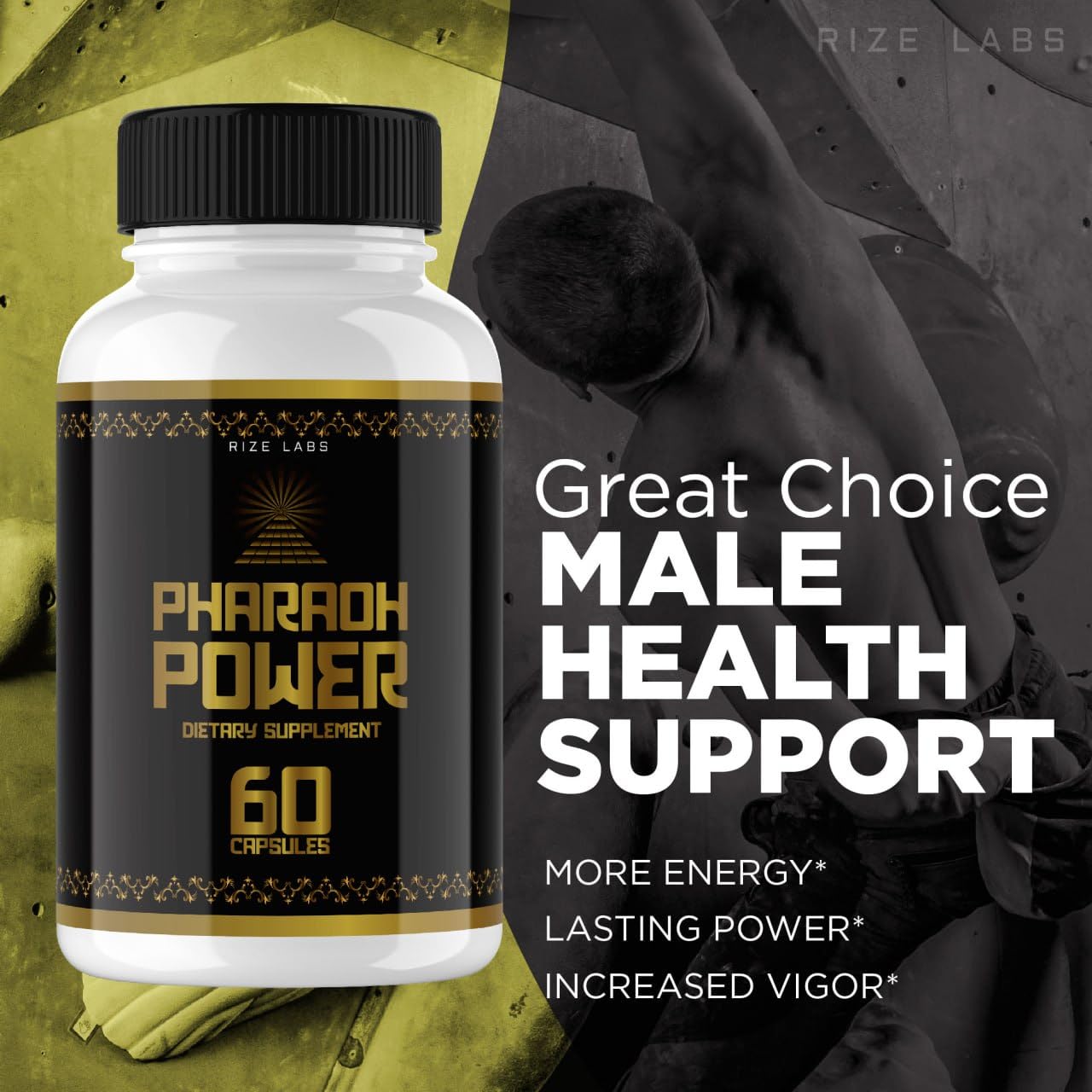 Rize Labs Pharaoh Power Supplement Capsule 300 Capsules