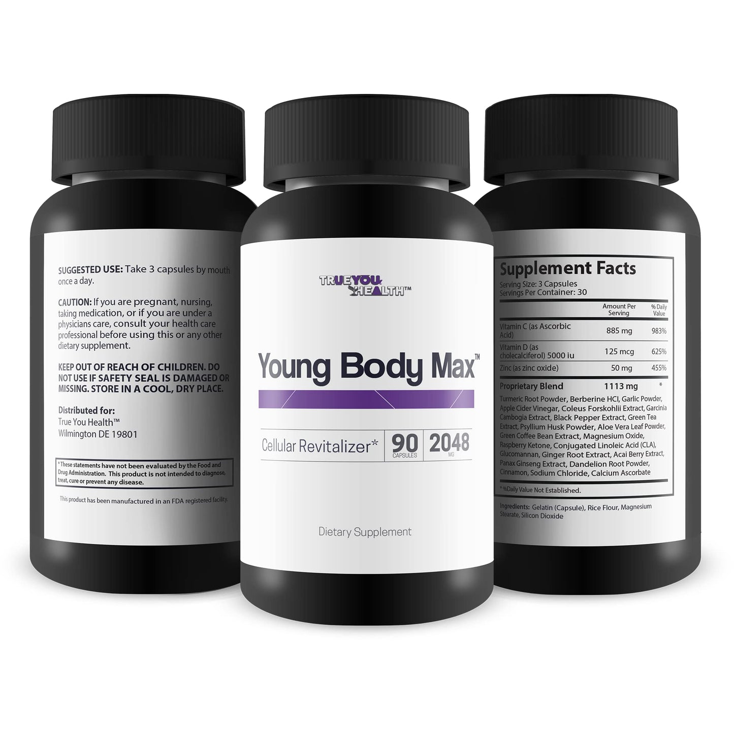 Generic Young Body Max Cellular Revitalizer Supplement Capsule, 1 Count