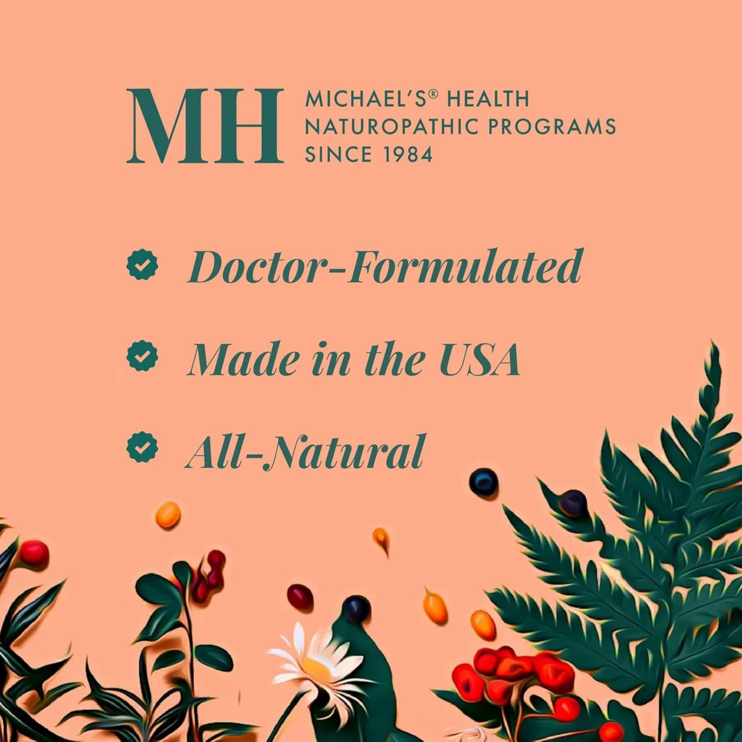 MICHAEL'S Health Naturopathic Programs Testosterone Factors Vegetarian Tablets, 60 Tablets